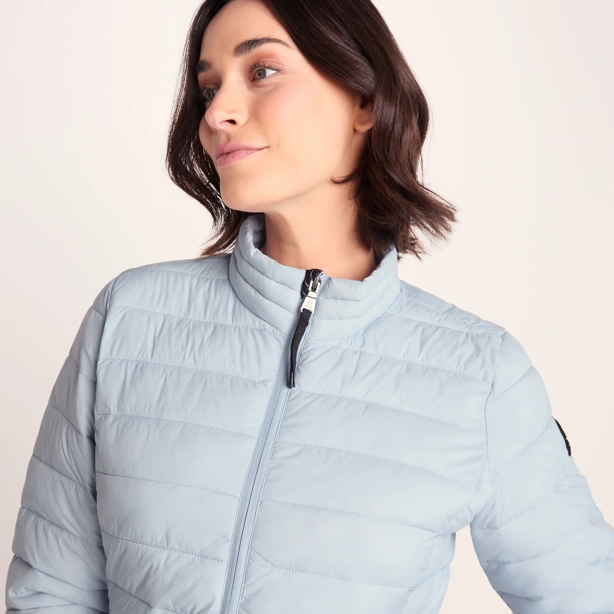 Gibson Womens Insulated Padded Jacket - Ice Blue - Image 8
