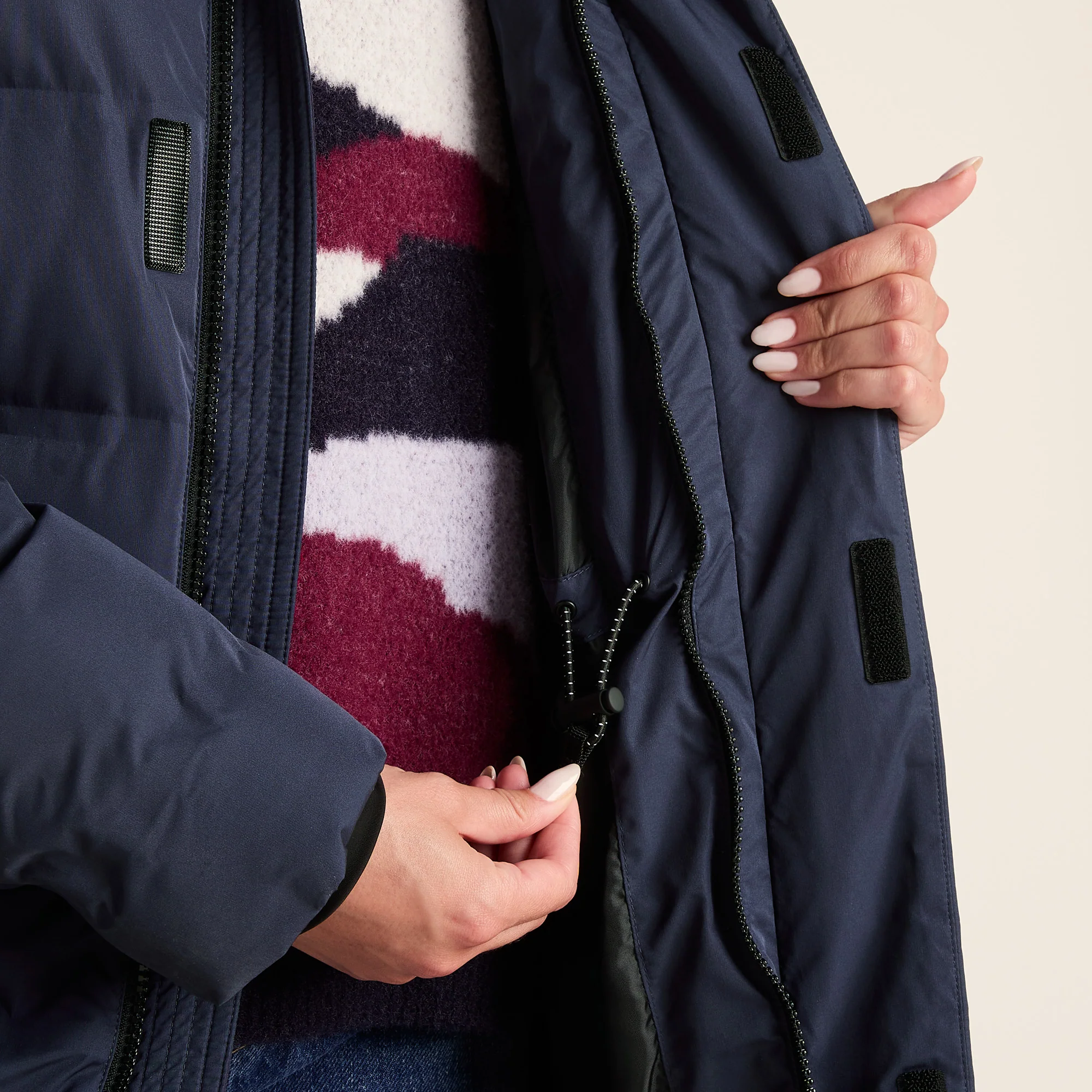 Glaston Womens Shower Resistant Insulated Parka - Dark Indigo - Image 6