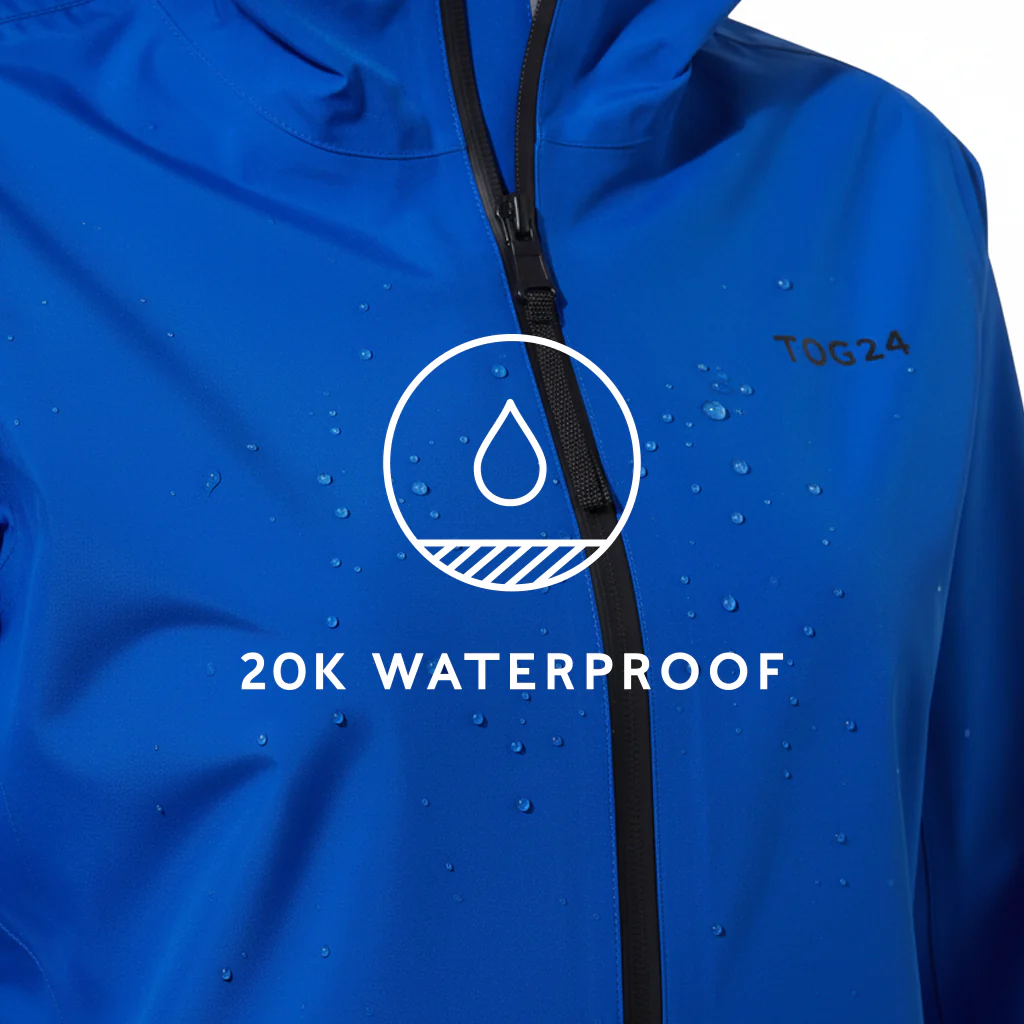Glyder Womens Performance Waterproof Jacket - Ultra-Marine Blue - Image 11
