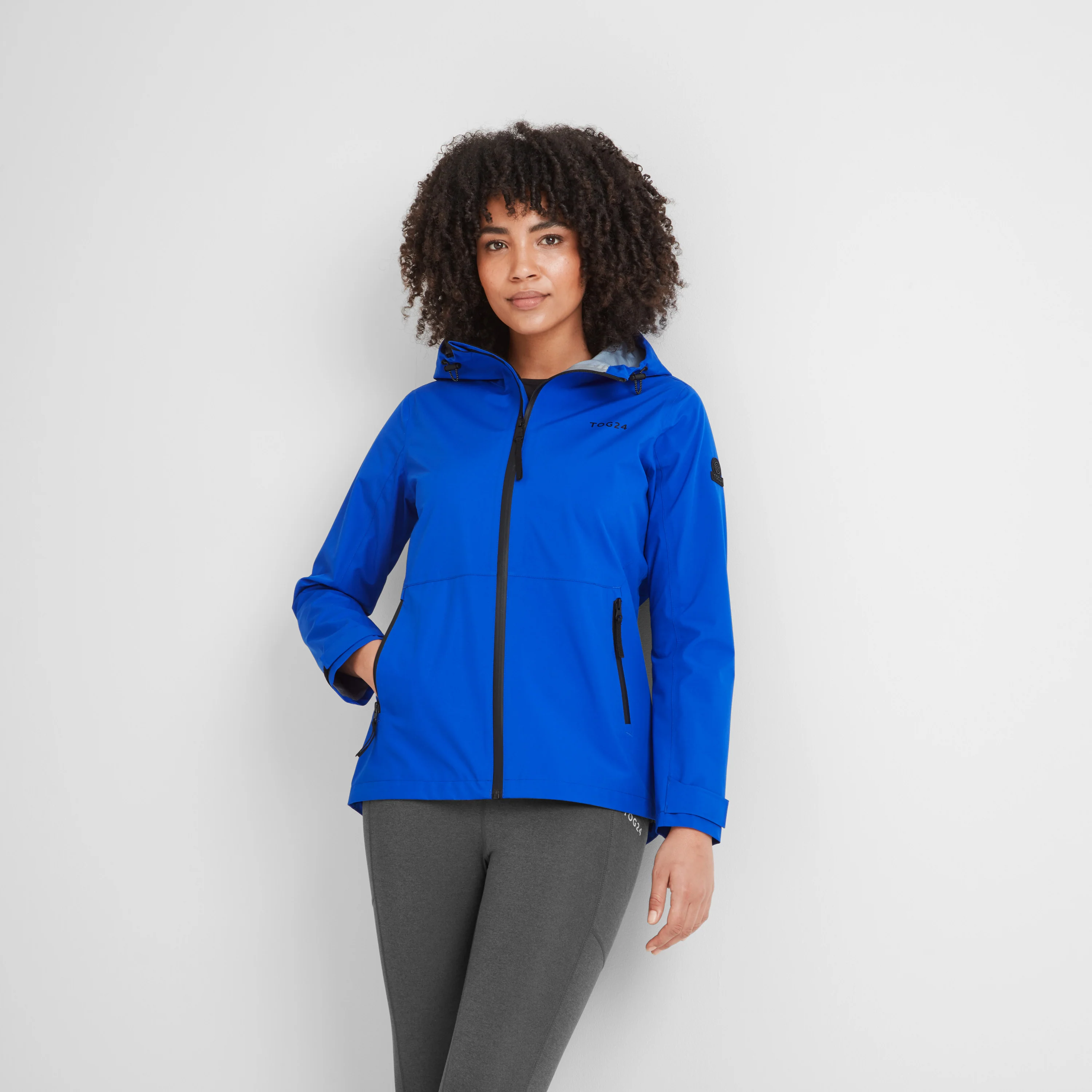 Glyder Womens Performance Waterproof Jacket - Ultra-Marine Blue - Image 8