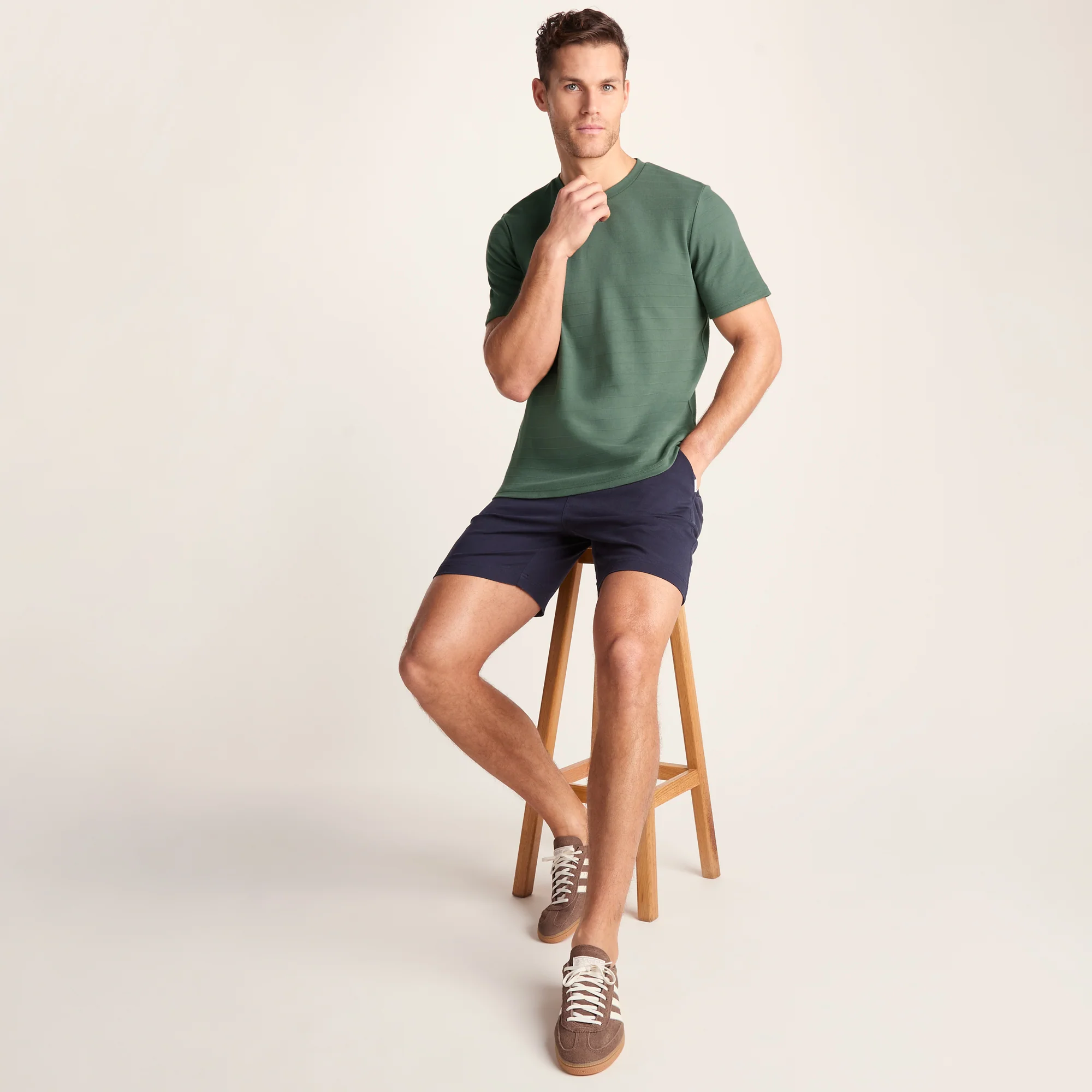 Goodman Mens Supersoft T-Shirt - Light Forest - Image 4