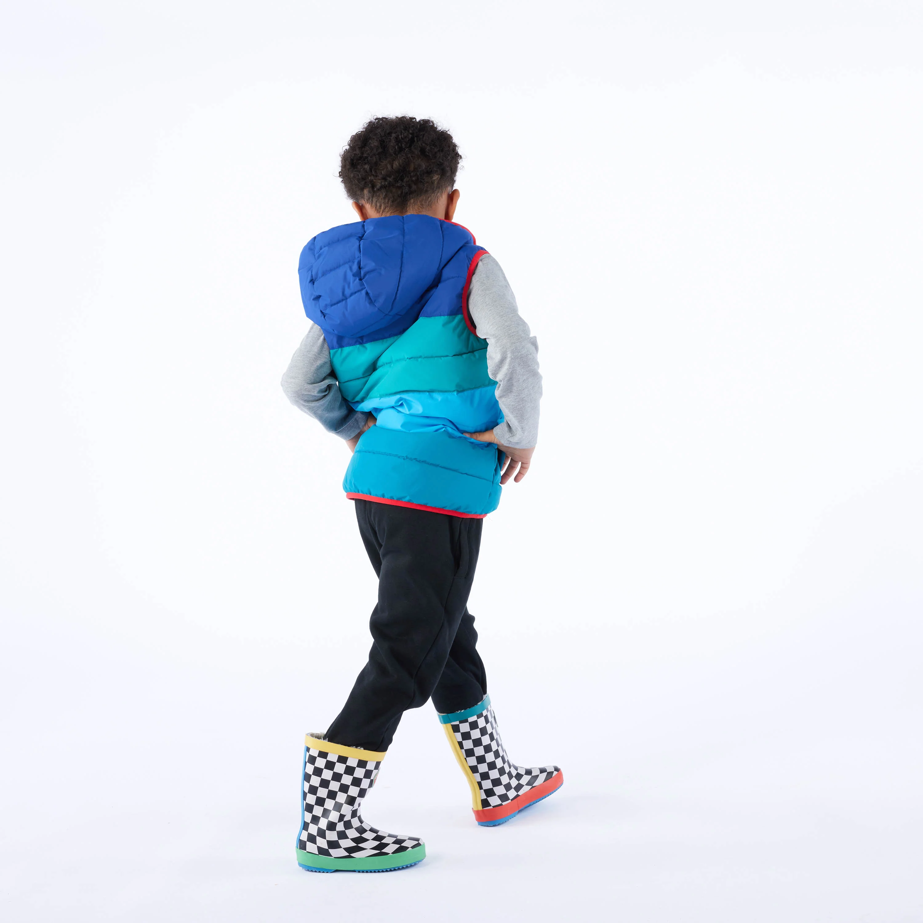 Gotland Kids Shaun the Sheep Gilet - Space Blue - Image 2