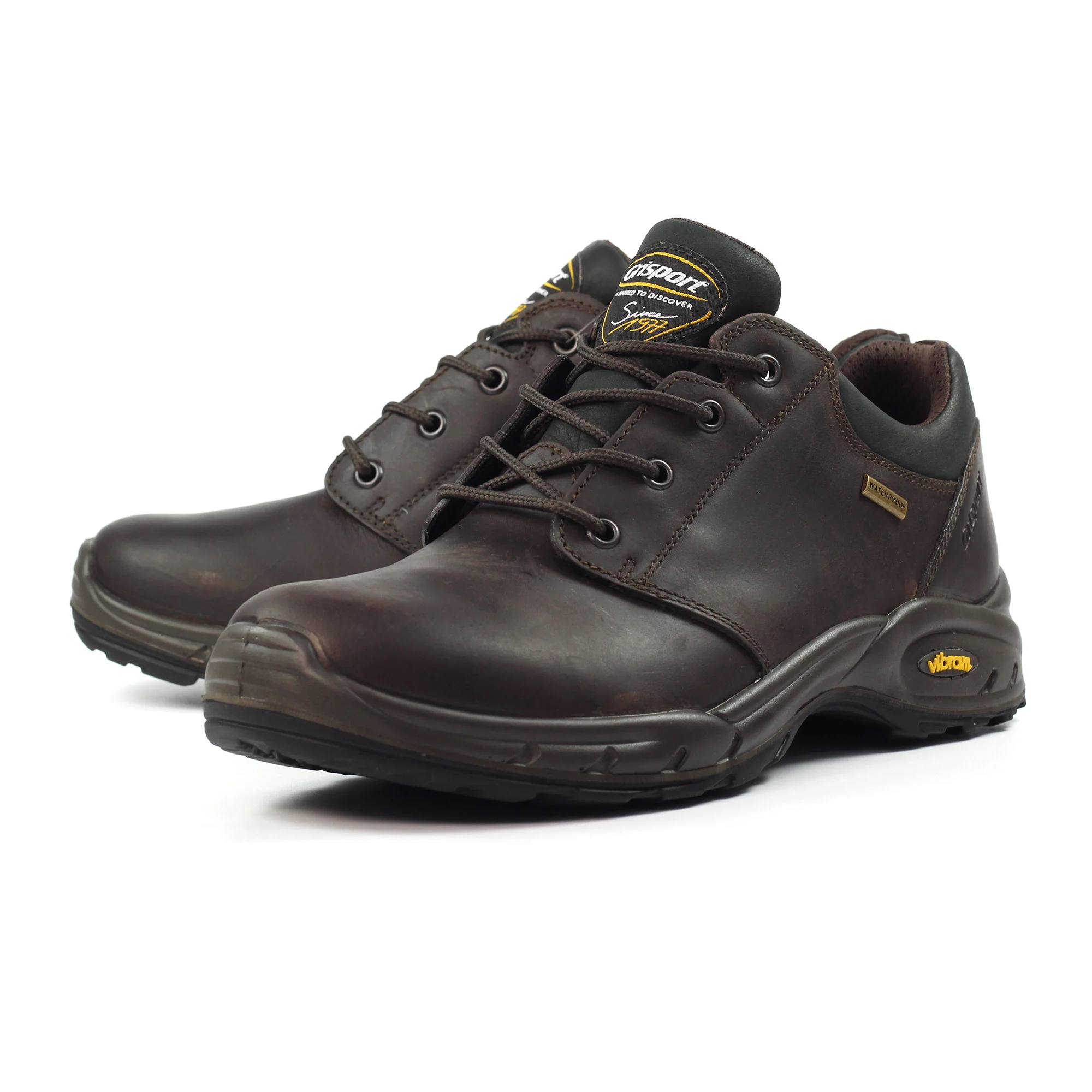 Grisport Exmoor II Unisex Leather Walking Shoe - Brown - Image 4