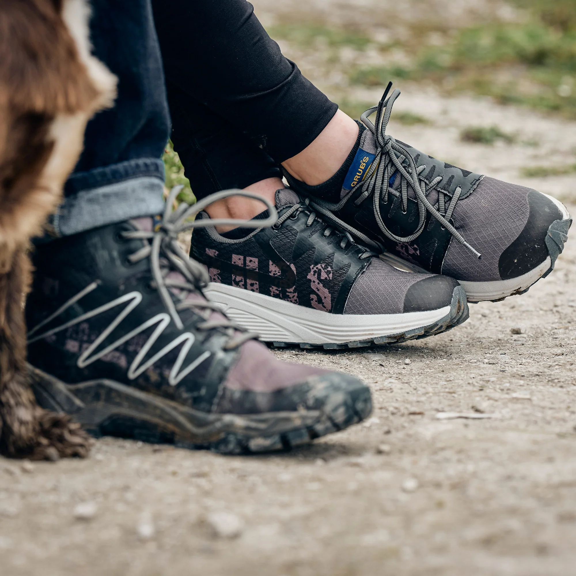 Grubs Boots Discover Unisex Walking Trainer - Grey - Image 3