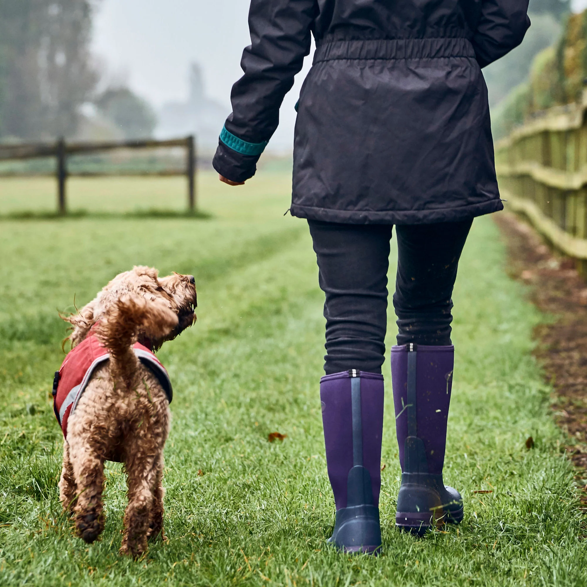 Grubs Boots Frostline Classic Wellies Womens - Purple - Image 2