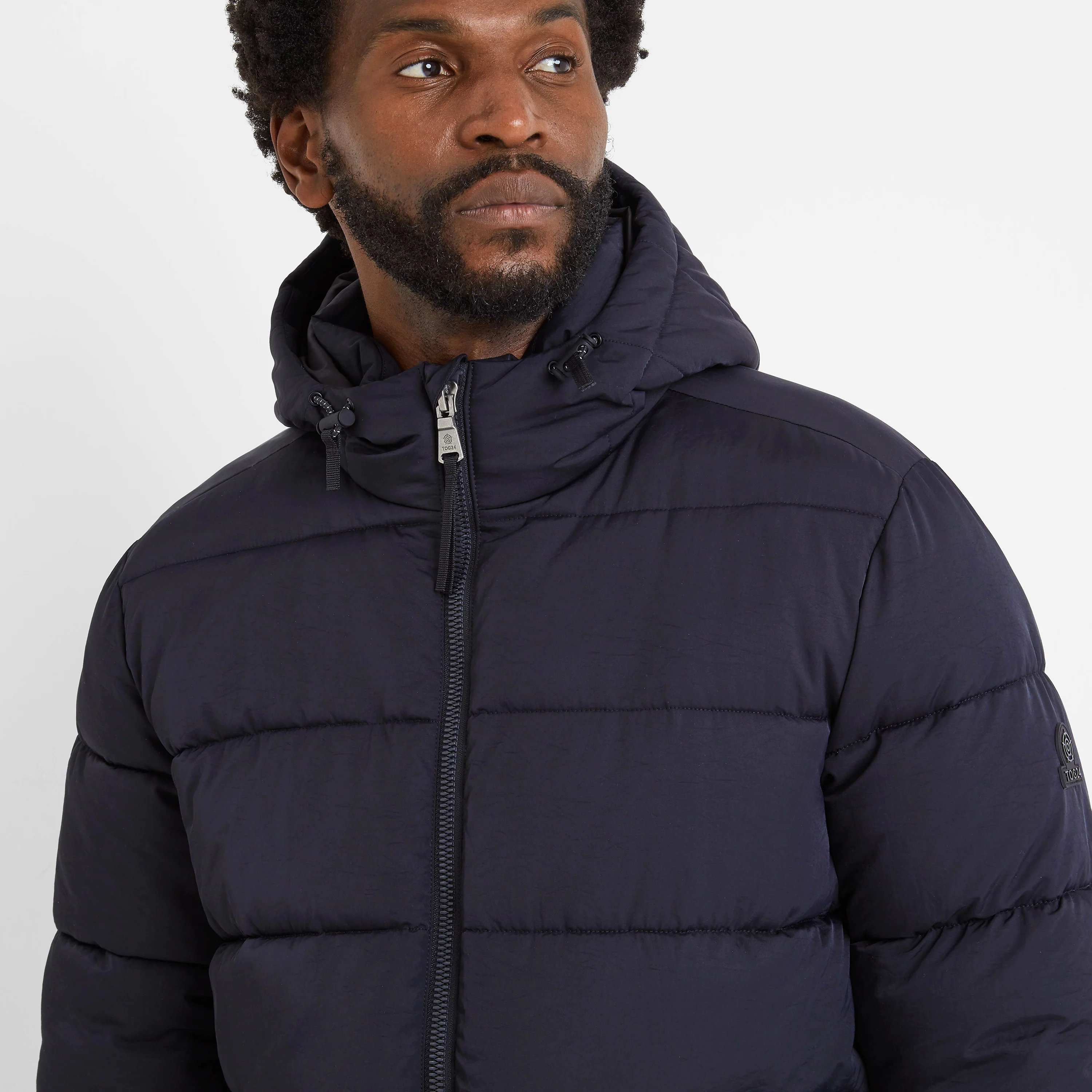Hamilton Mens Padded Parka - Black - Image 5