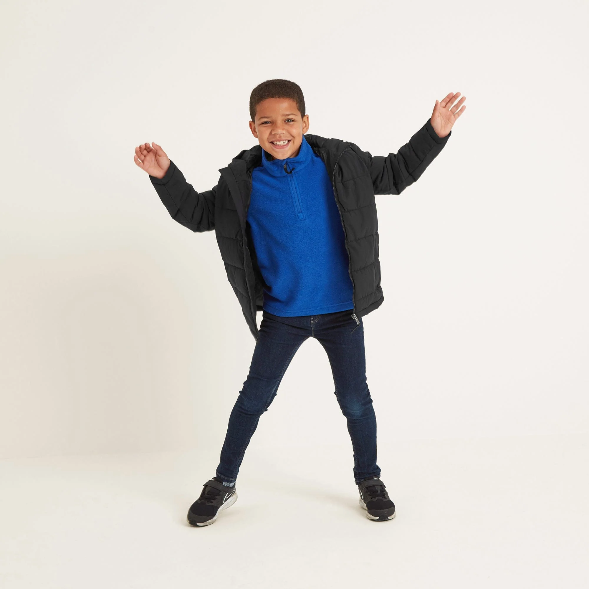 Harecroft Kids Padded Jacket - Black - Image 4