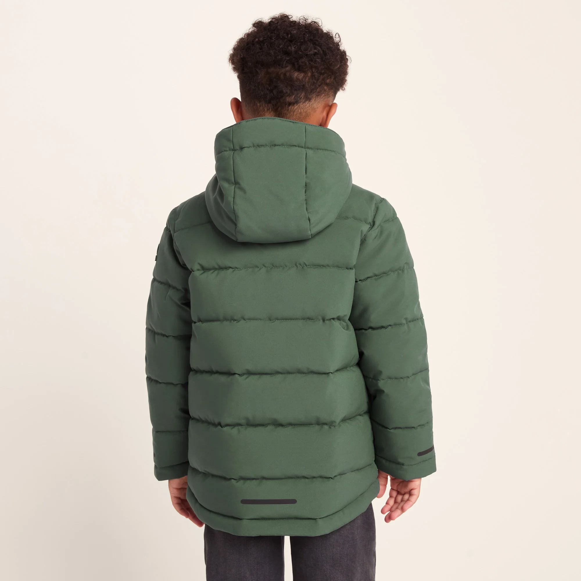 Harecroft Kids Padded Jacket - Dark Fern - Image 3