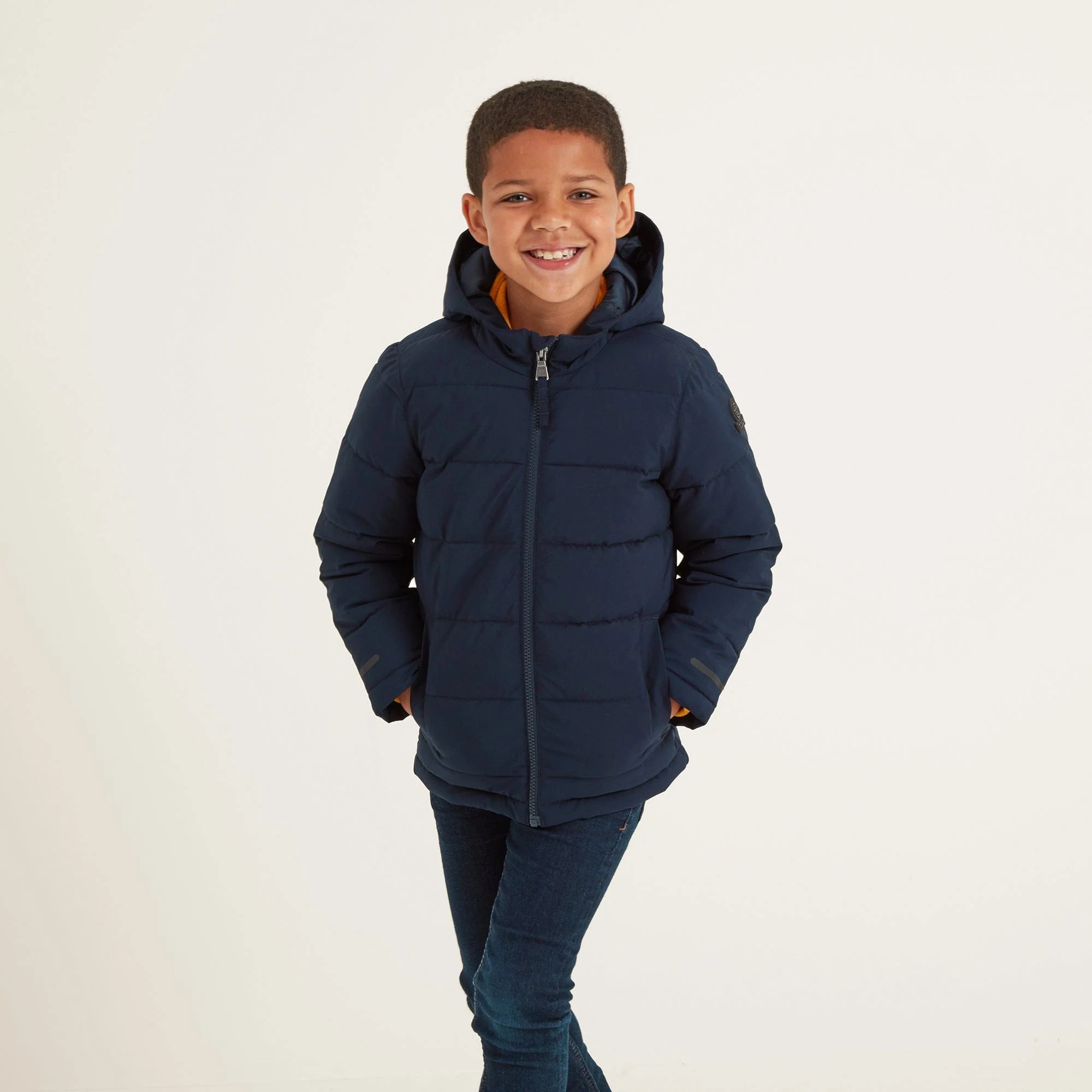 Harecroft Kids Padded Jacket - Dark Indigo - Image 2