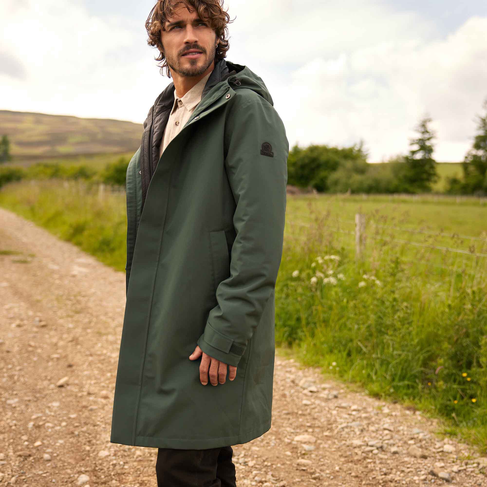 Haydon Mens Waterproof 3in1 Jacket - Racing Green - Image 11