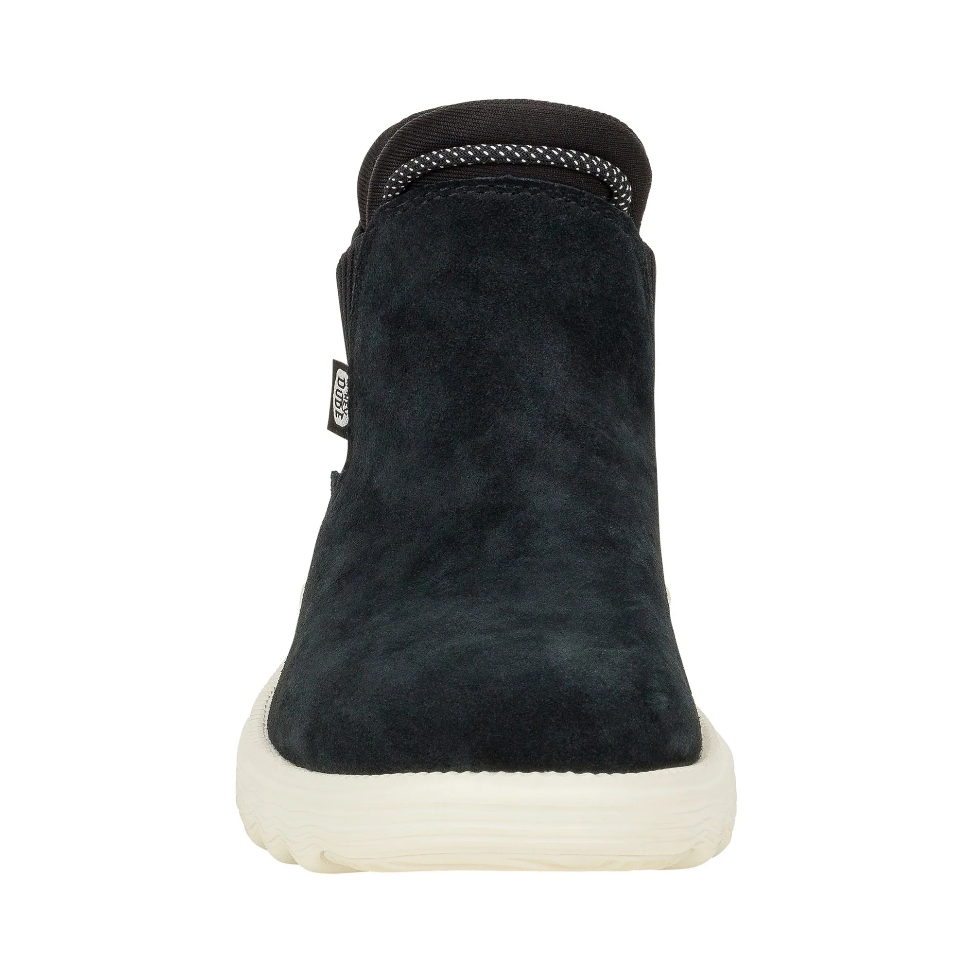 HEYDUDE Branson Suede Novelty Womens Ankle Boots - Black/Snake - Image 5