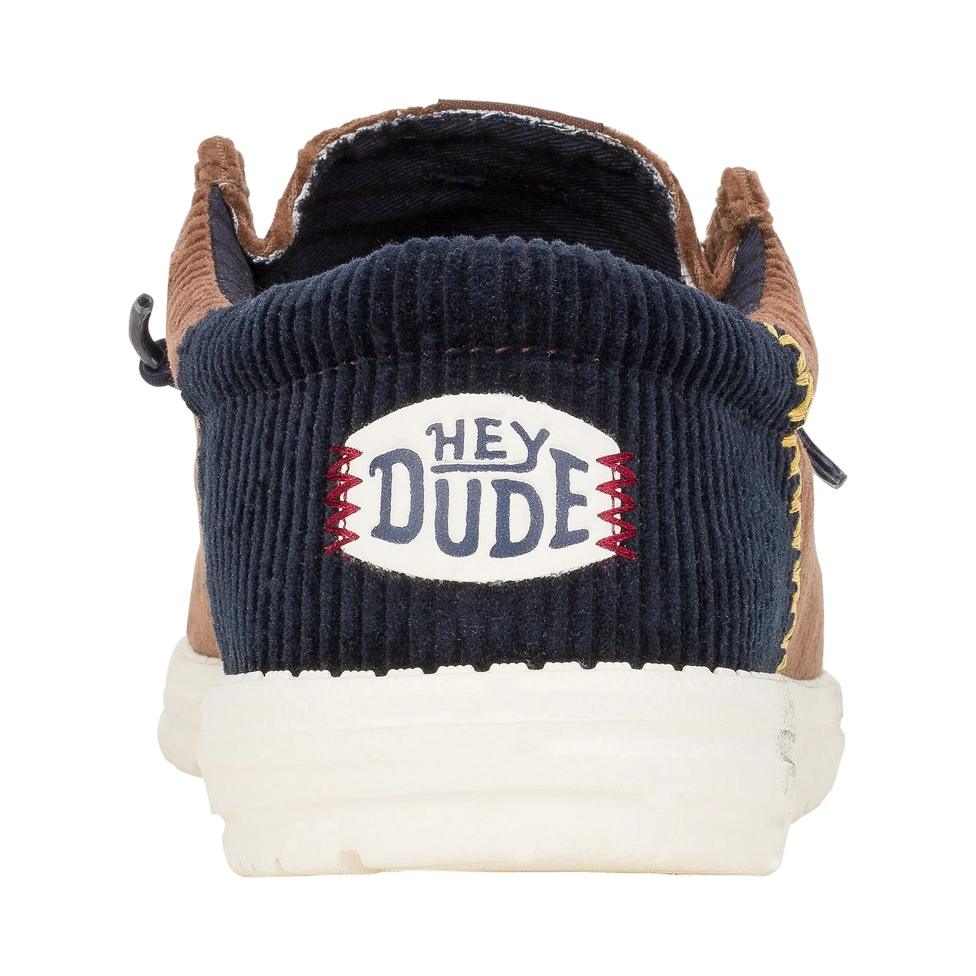 HEYDUDE Wally Funk Corduroy Mens Shoes - Espresso/Blue Jean - Image 2