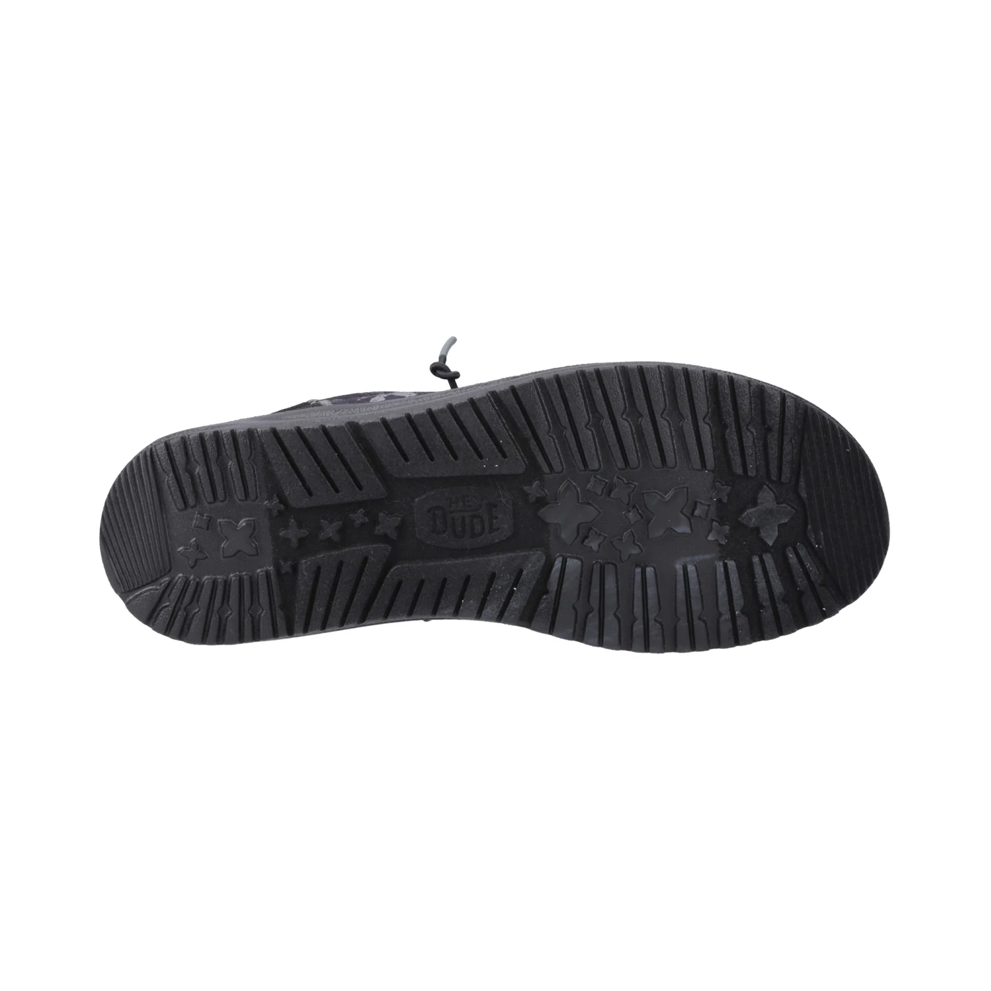HEYDUDE Wally Funk Hunt Camo Mens Shoes - Black - Image 3