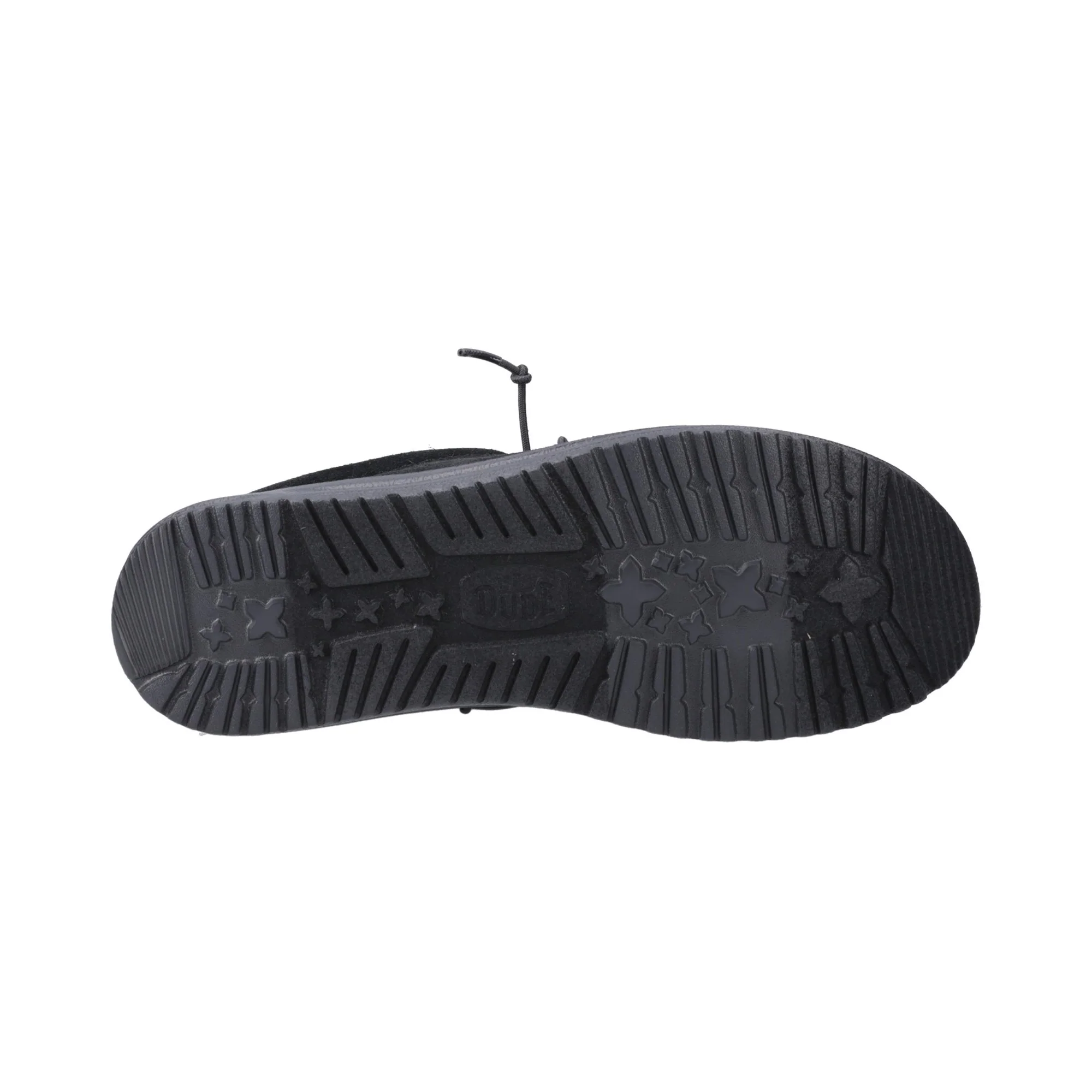HEYDUDE Wally Suede Mens Shoes - Black - Image 3
