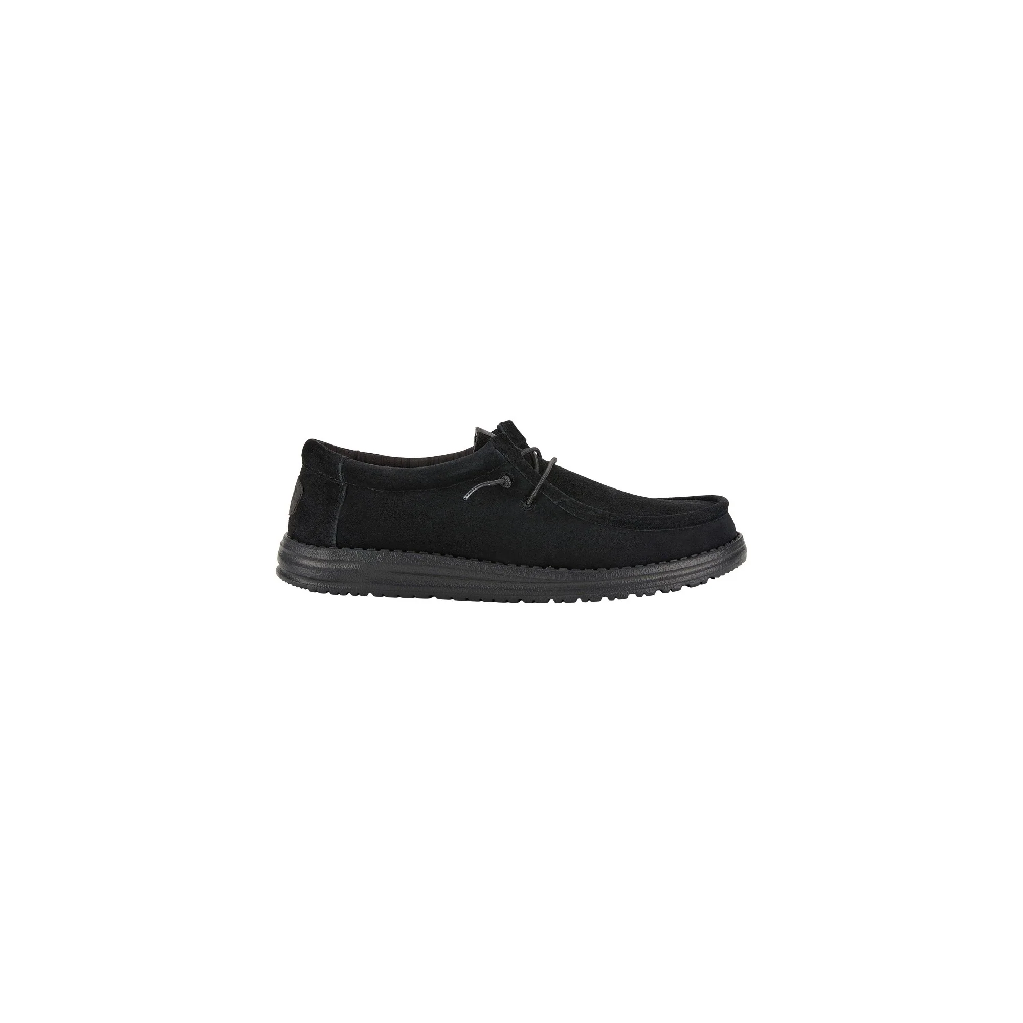 HEYDUDE Wally Suede Mens Shoes - Black - Image 4