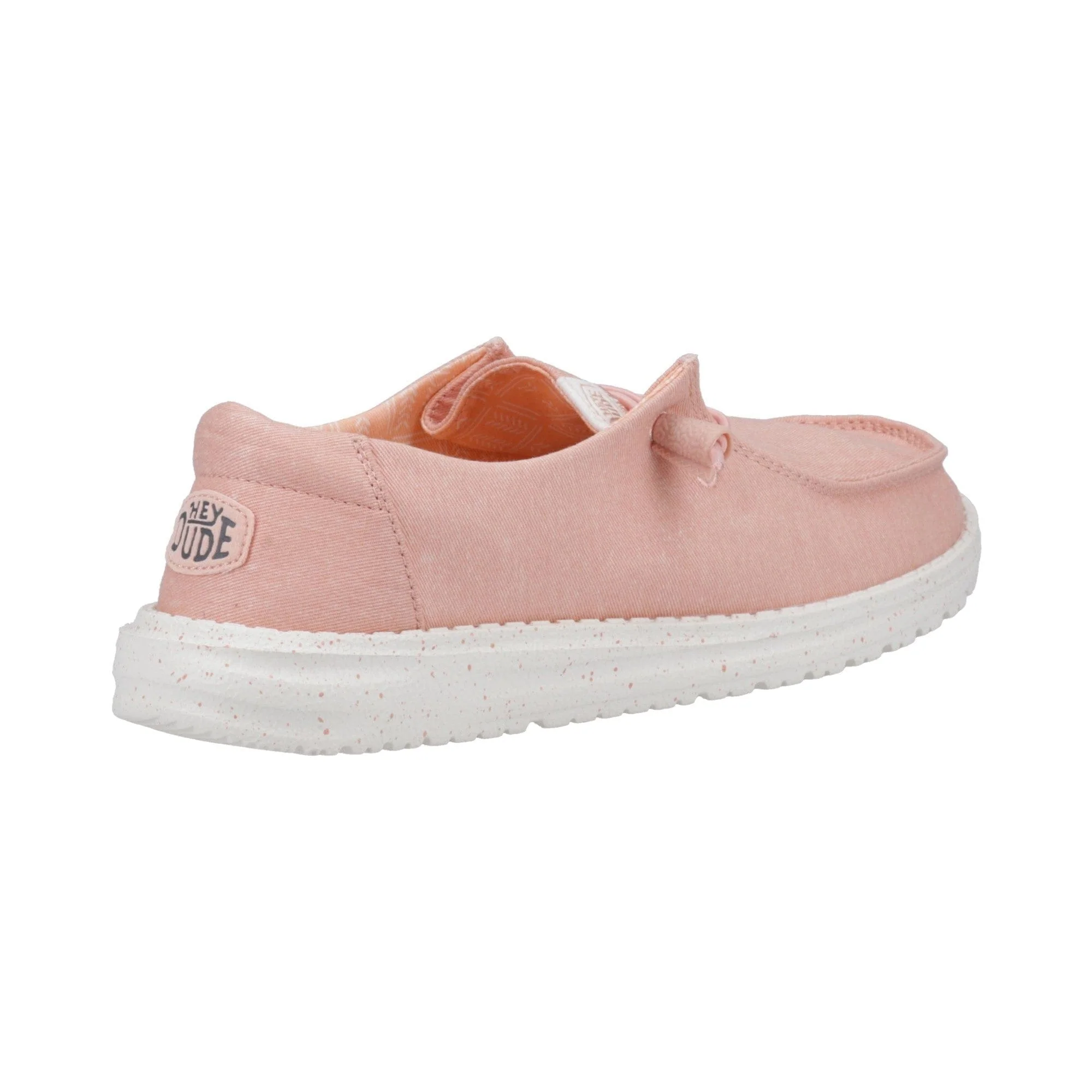 HEYDUDE Wendy Womens Canvas Shoe - Pink - Image 2