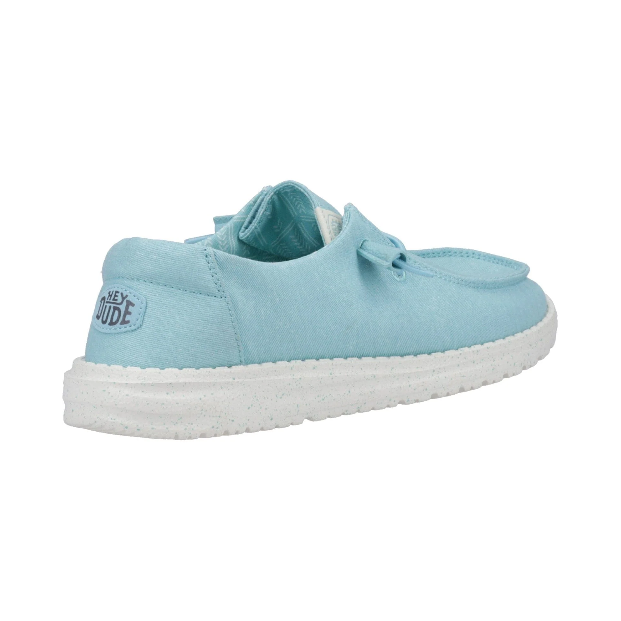 HEYDUDE Wendy Womens Canvas Shoe - Turquoise - Image 2