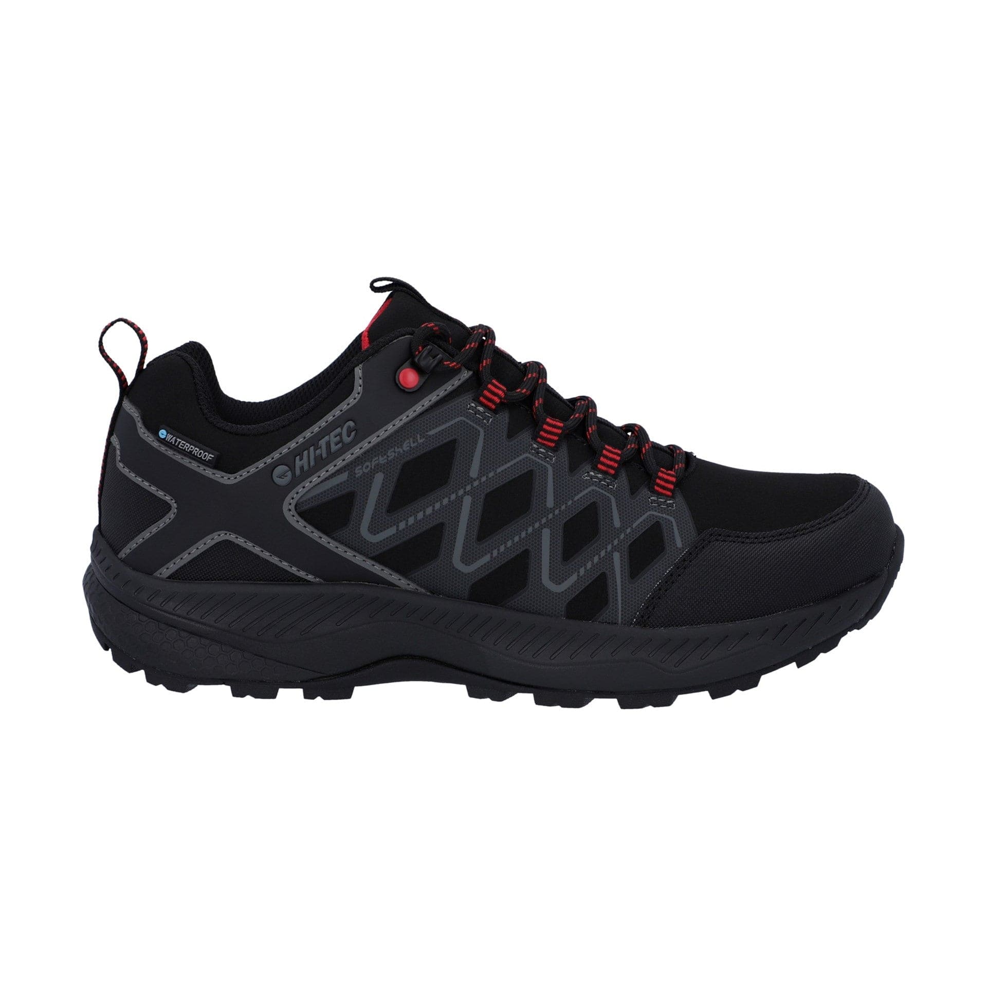 Hi-Tec Diamonde Low Boots - Black/Castlerock - Image 6