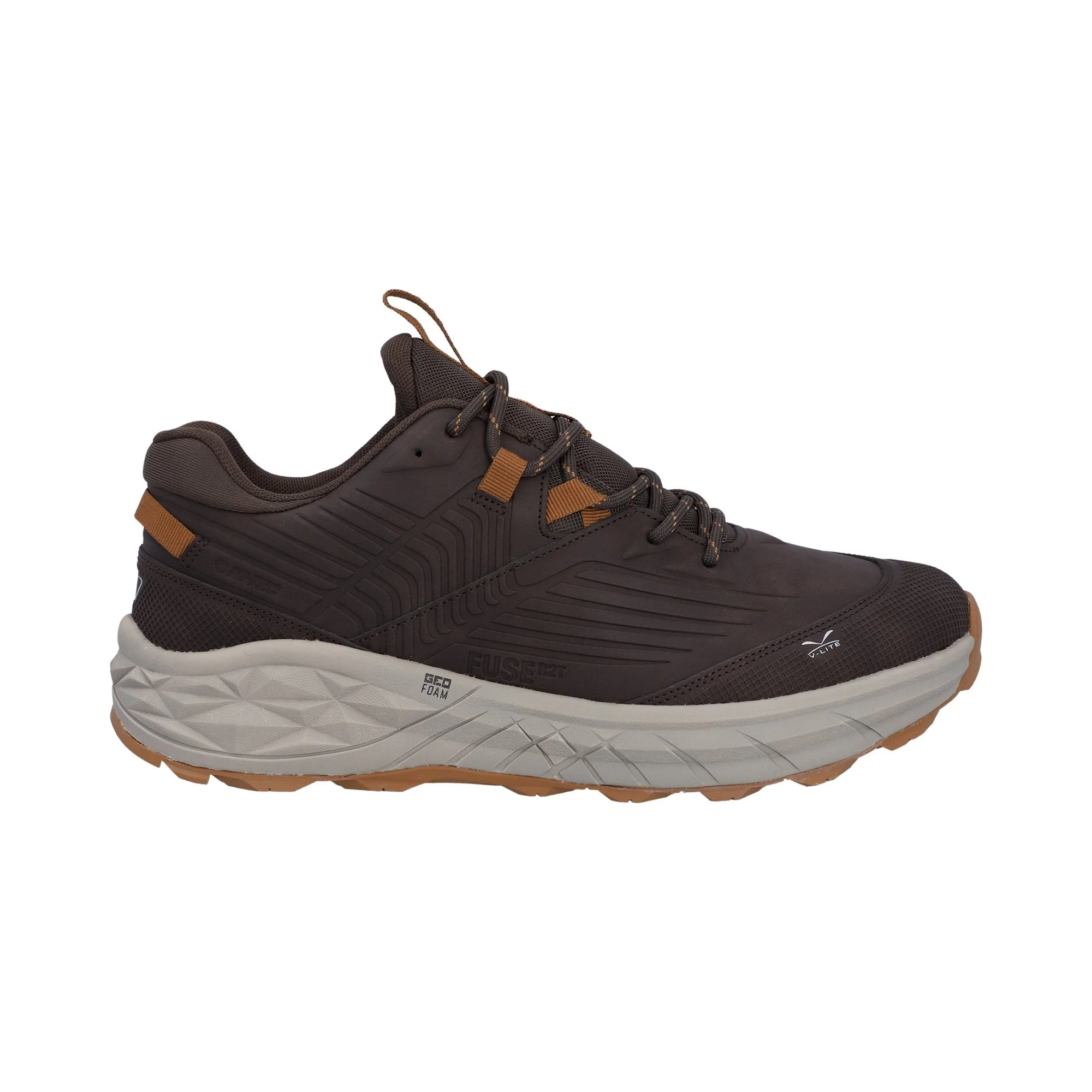 Hi-Tec Fuse Trek Mens Hiking Shoe - Chocolate Brown/Timber Wolf - Image 5