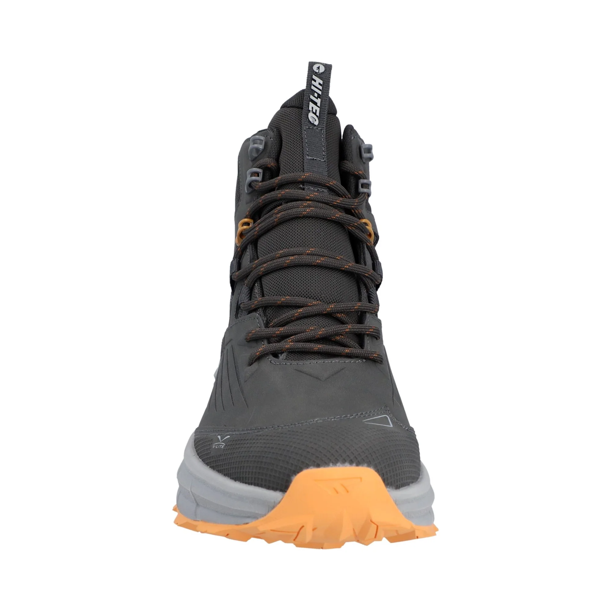 Hi-Tec Fuse Trek Mid Mens Hiking Boot - Steel/Charcoal/Bright Marigold - Image 3