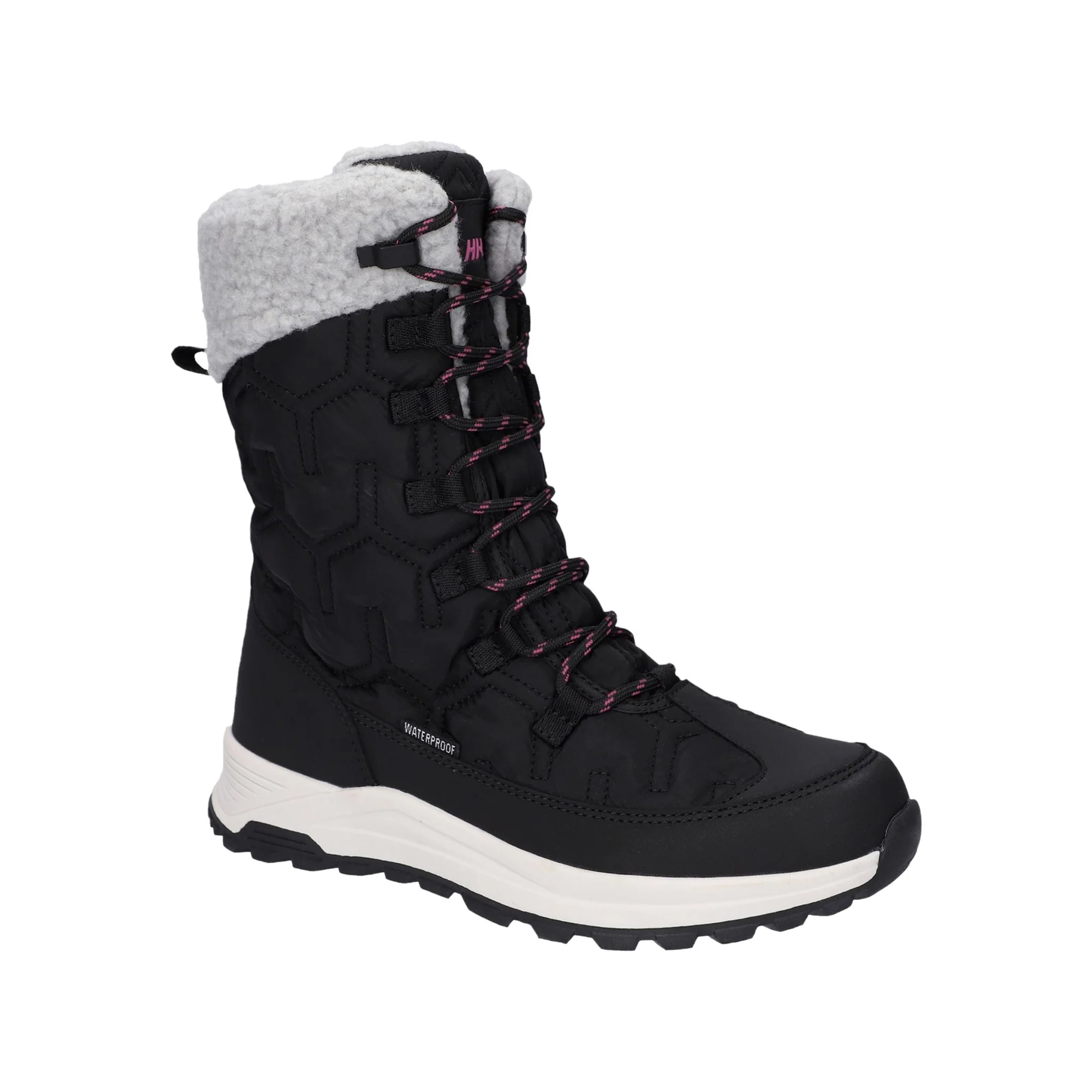 Hi-Tec Sophia Womens Boot - Jet Black/Festival Fuchsia - Image 6