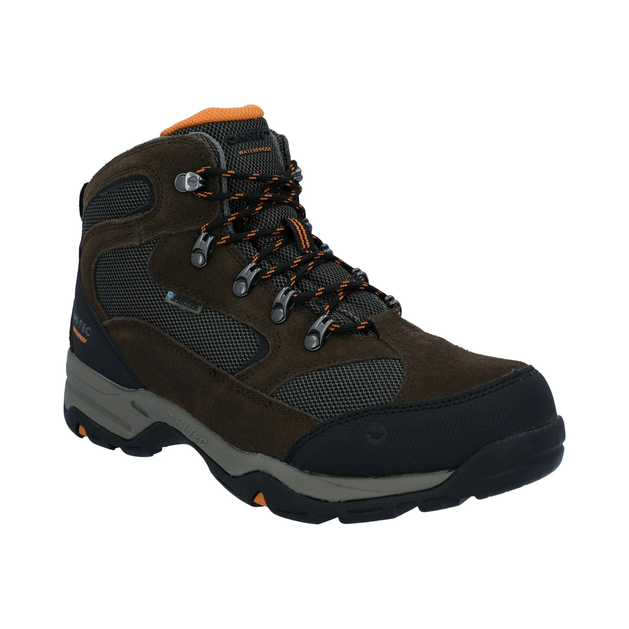 Hi-Tec Storm Wide Mens Boot - Dark Chocolate/Dark Taupe