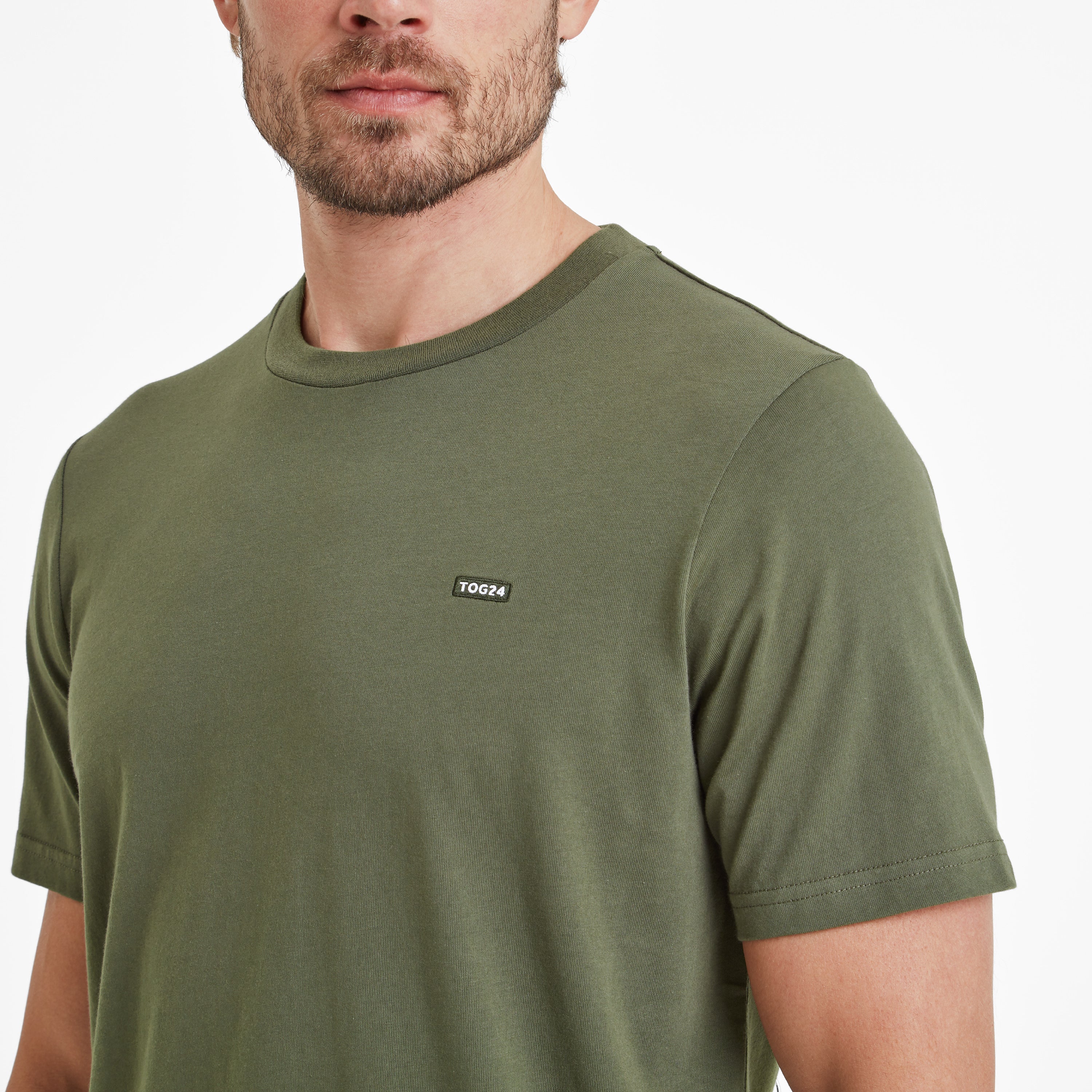 Howard Mens 100% Cotton Supersoft T-Shirt - Forage Green - Image 5