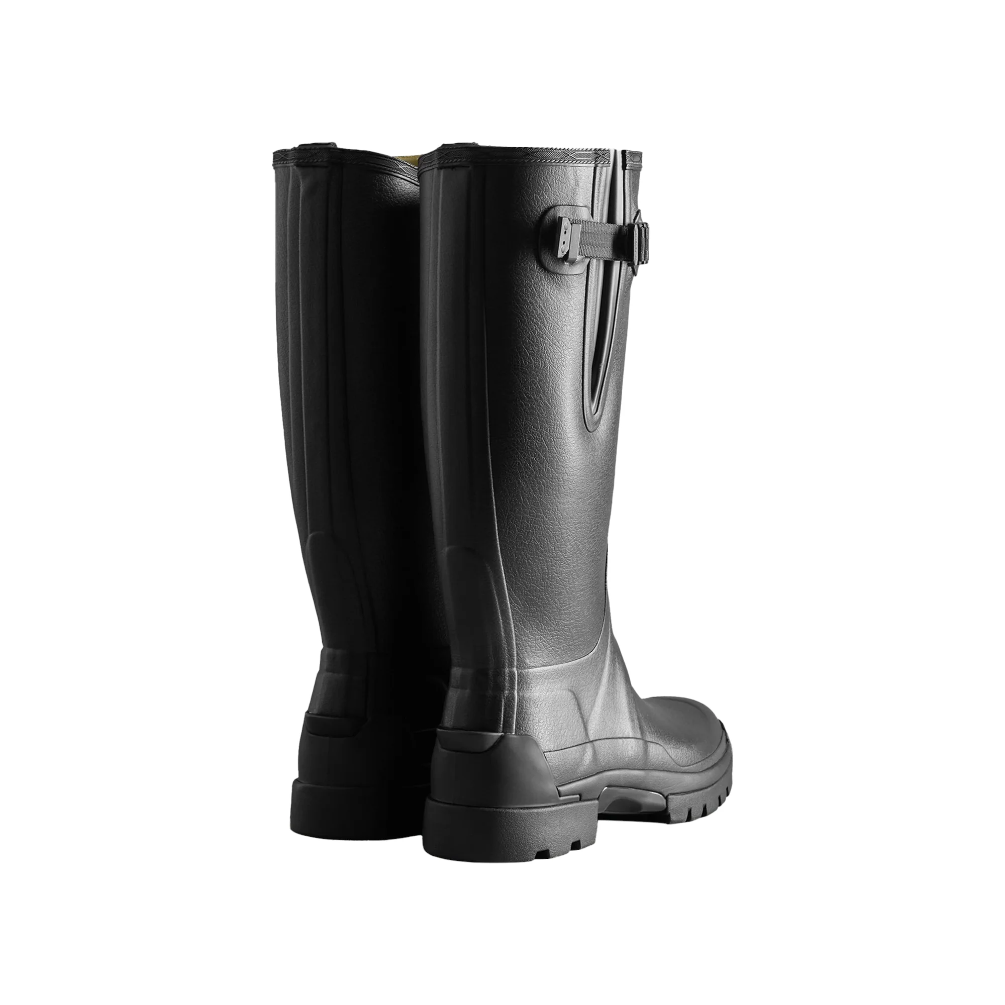 Hunter Balmoral Adjustable Mens Wellington - Black - Image 5