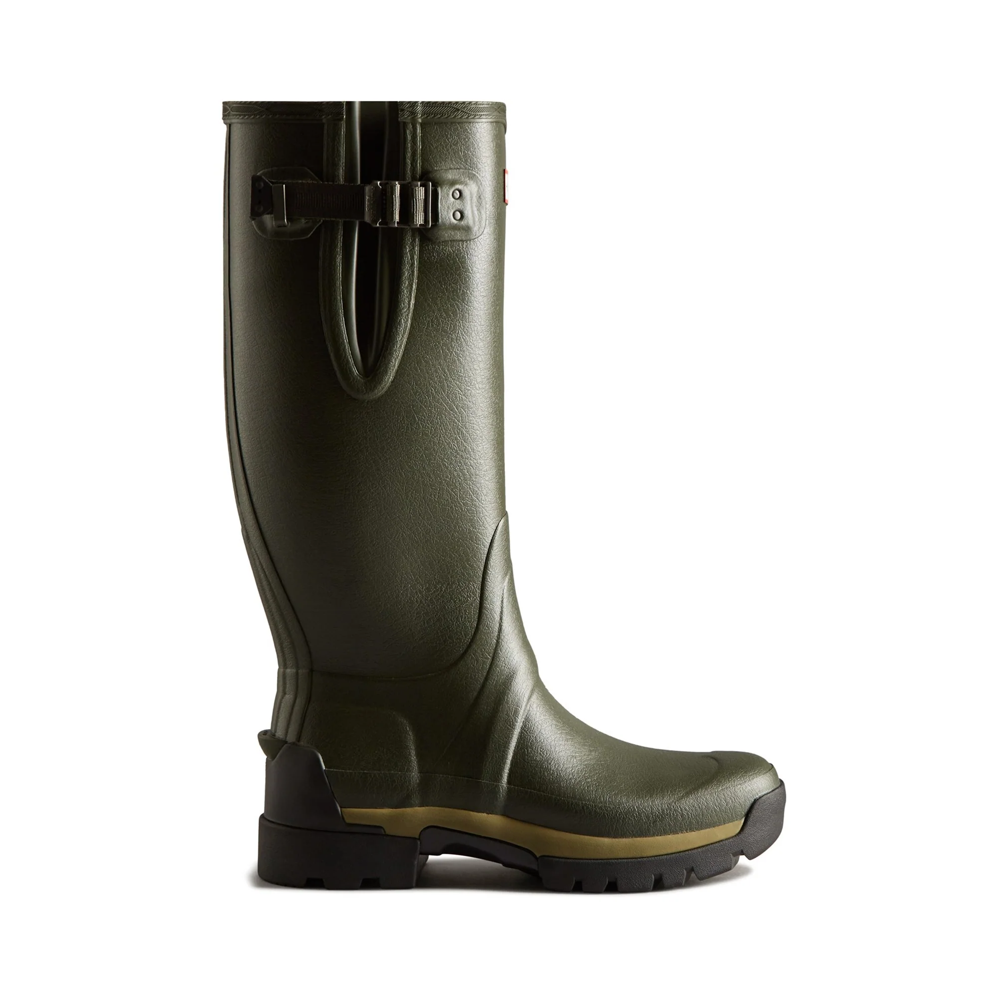 Hunter Balmoral Adjustable Mens Wellington - Dark Olive - Image 4