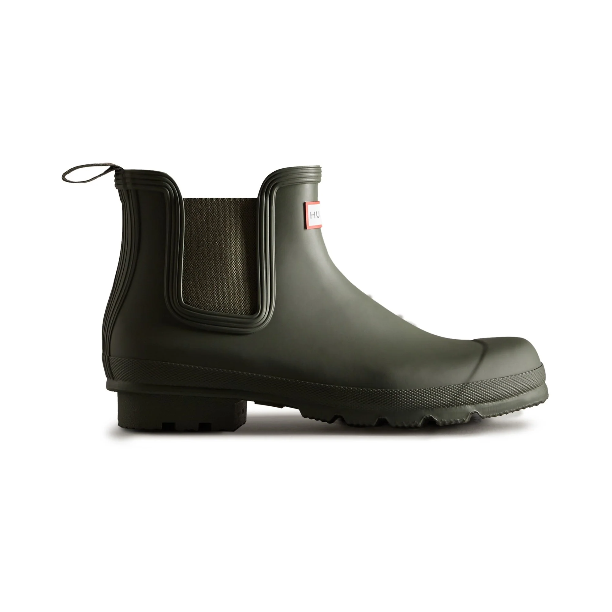 Hunter Original Chelsea Mens Boot - Dark Olive - Image 4