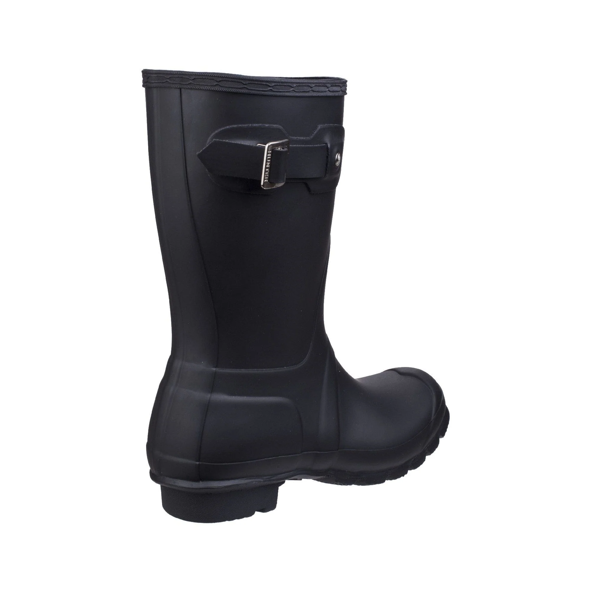 Hunter Original Short Womens Wellington Boots - Black - Image 2