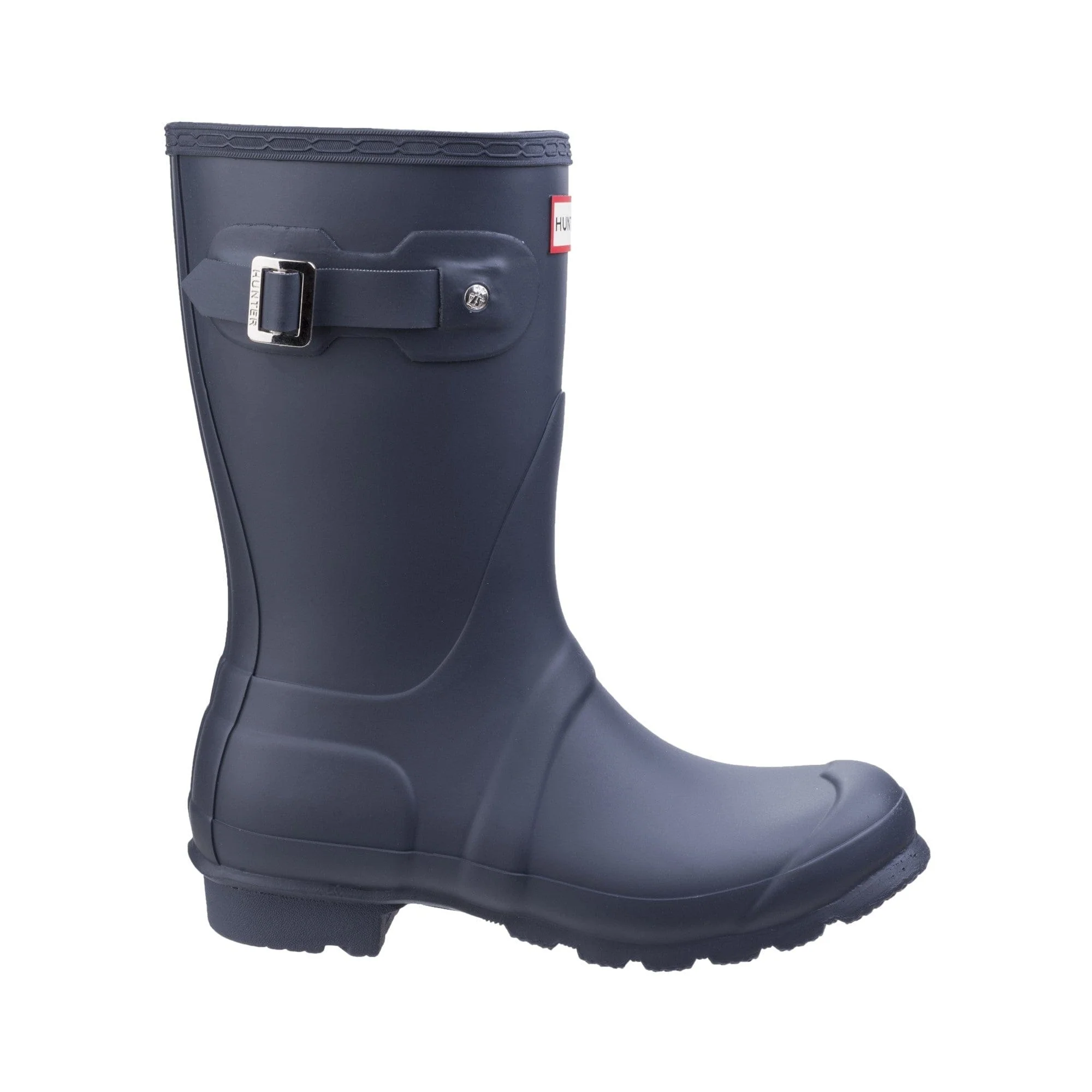 Hunter Original Short Womens Wellington Boots - Navy - Image 4