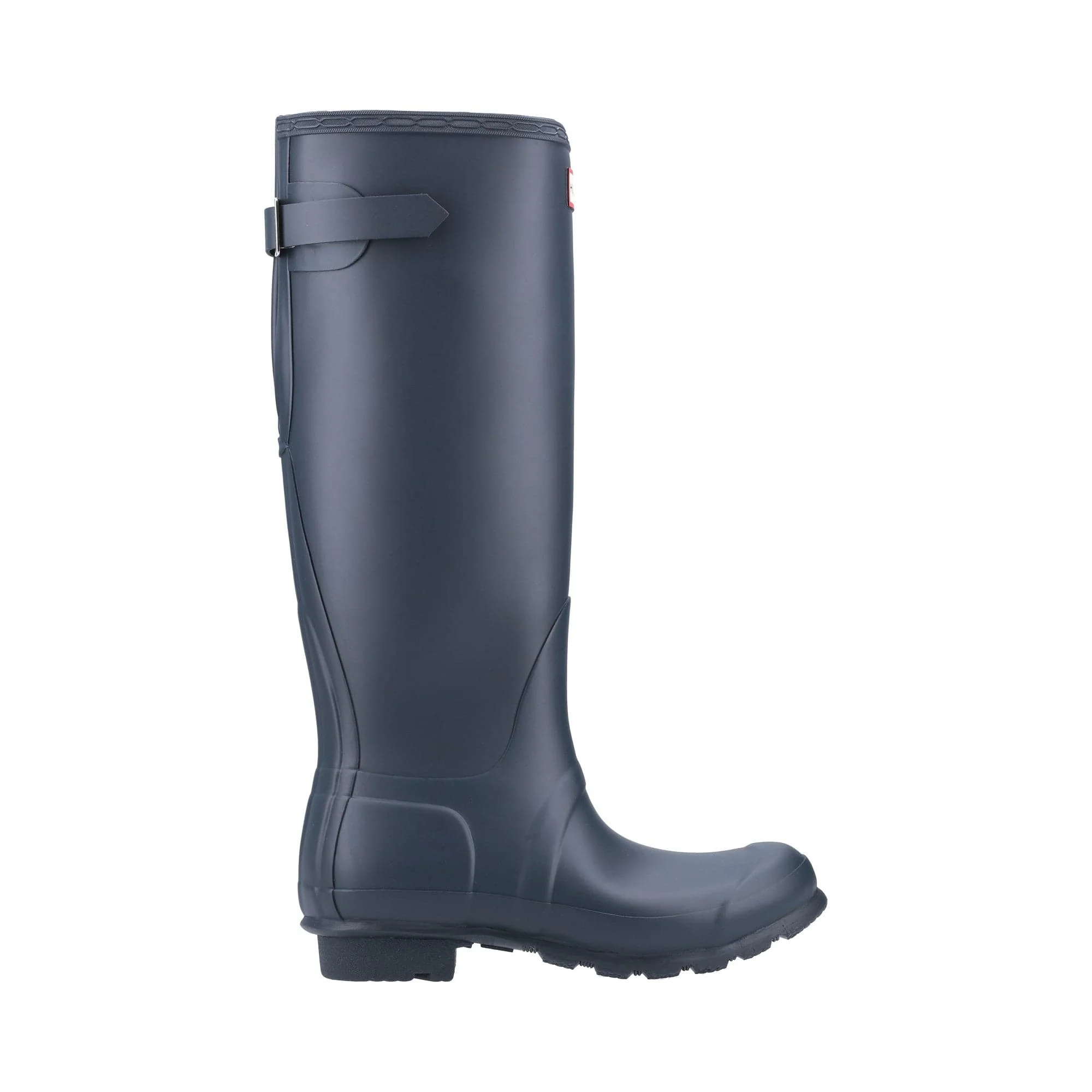 Hunter Original Tall Back Adjustable Womens Wellington Boots - Navy - Image 4