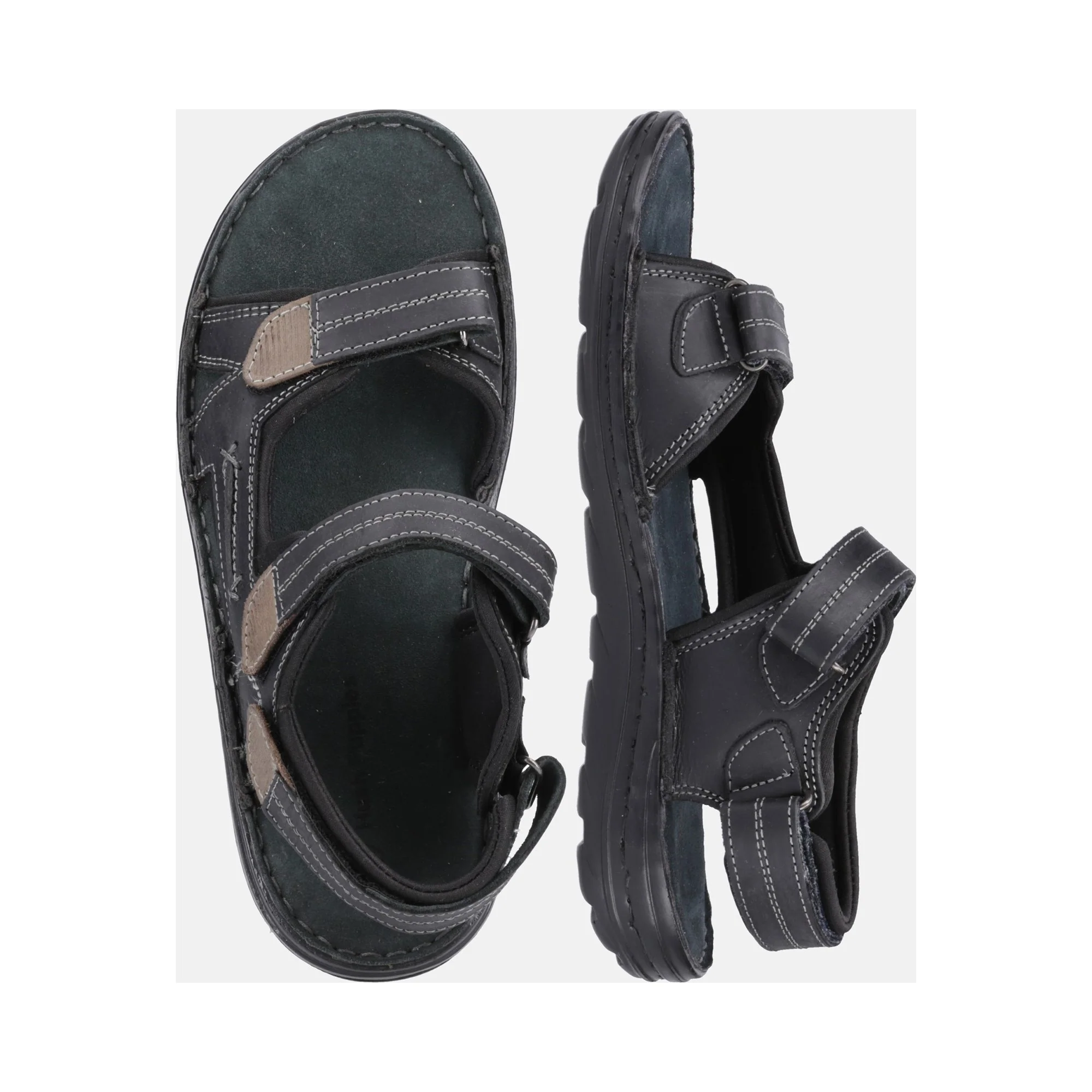 Hush Puppies Alistair Mens Sandal - Black - Image 6