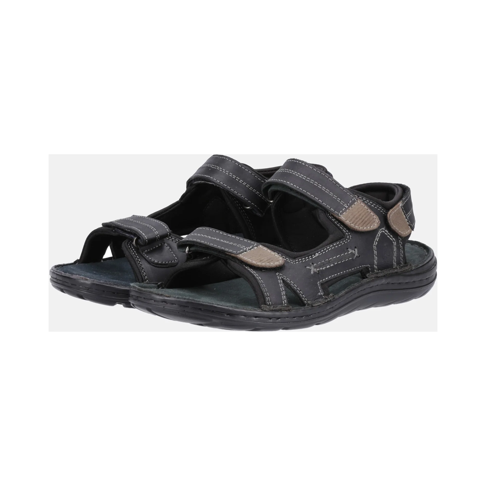 Hush Puppies Alistair Mens Sandal - Black - Image 7