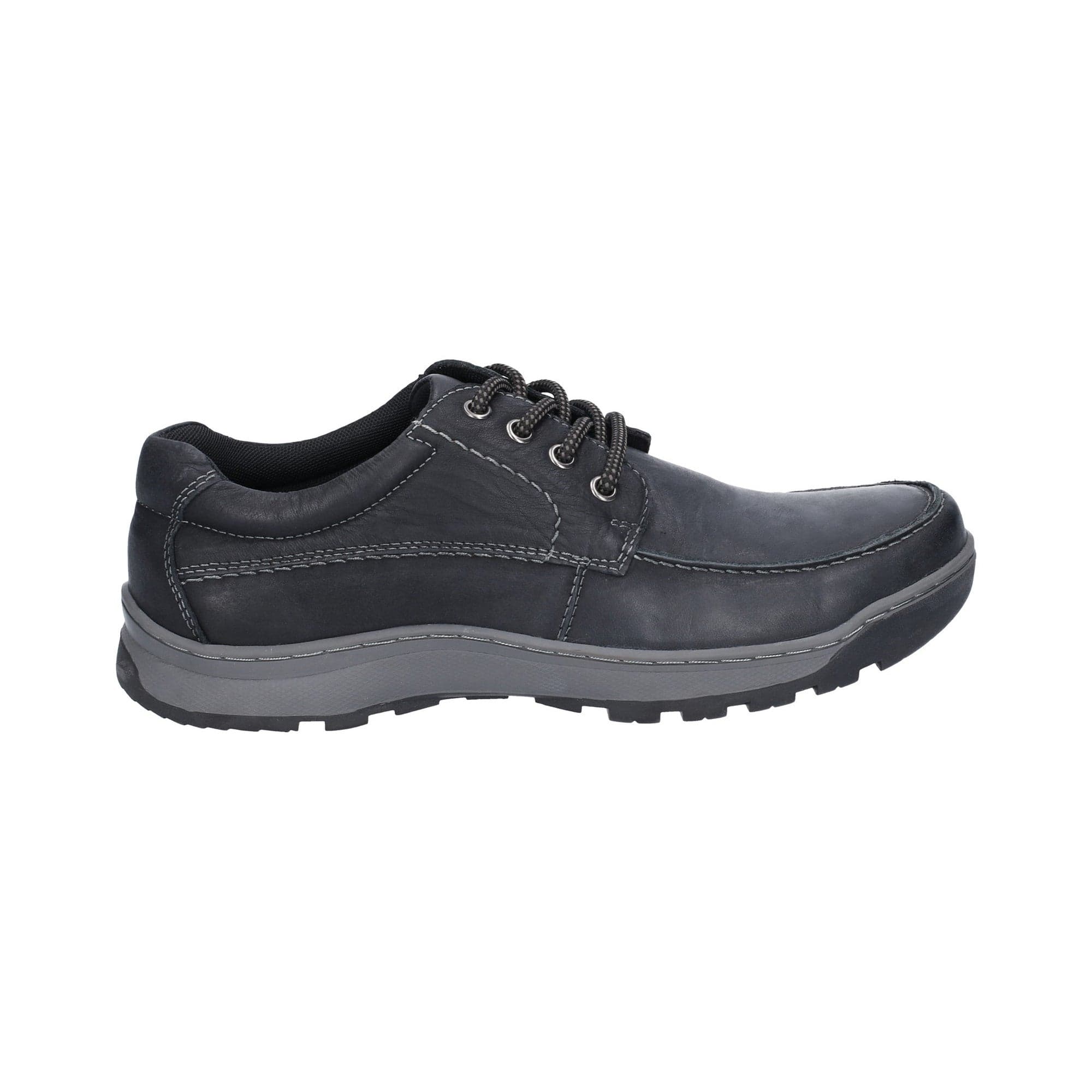 Hush Puppies Tucker Mens Lace Shoe - Black - Image 4