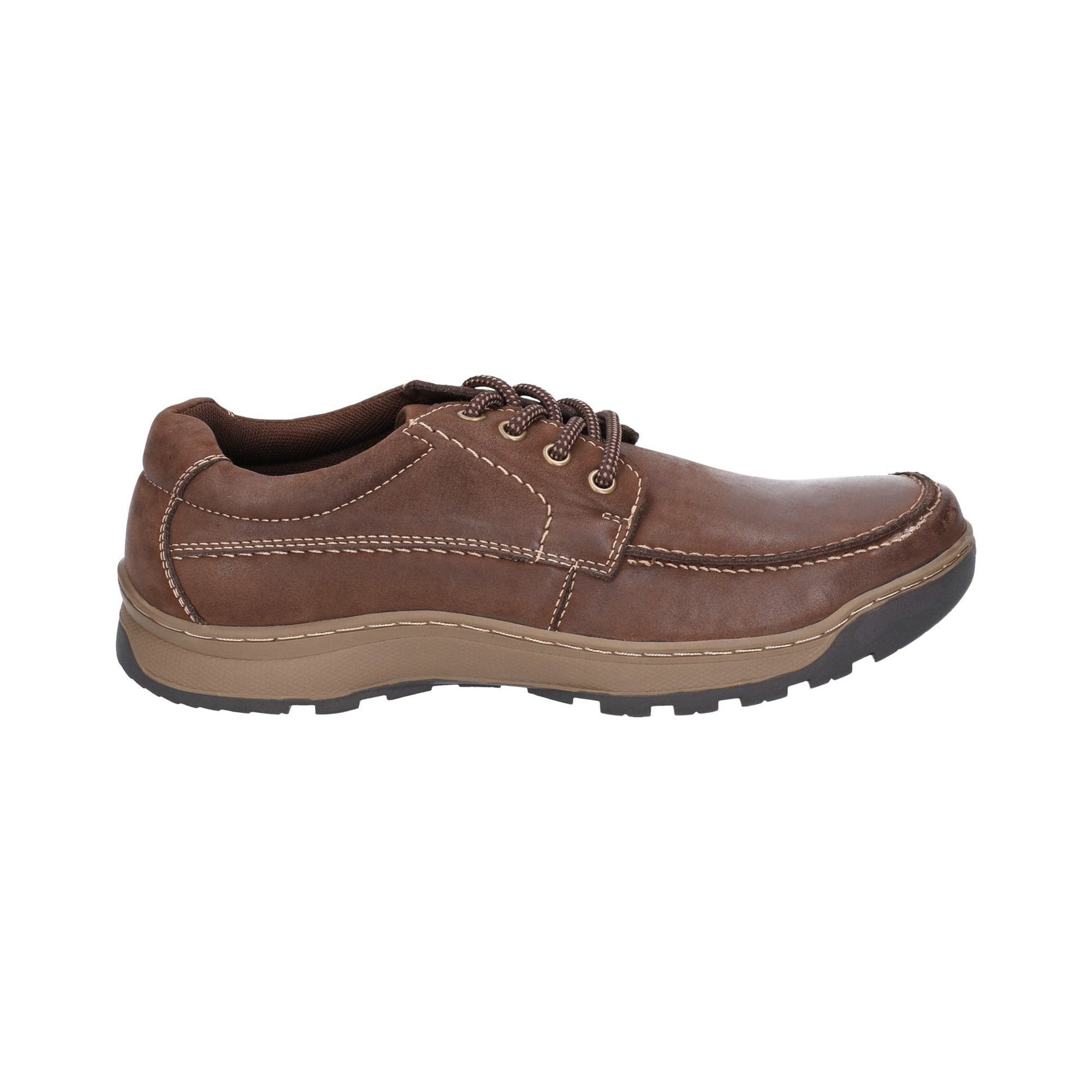 Hush Puppies Tucker Mens Lace Shoe - Brown - Image 4