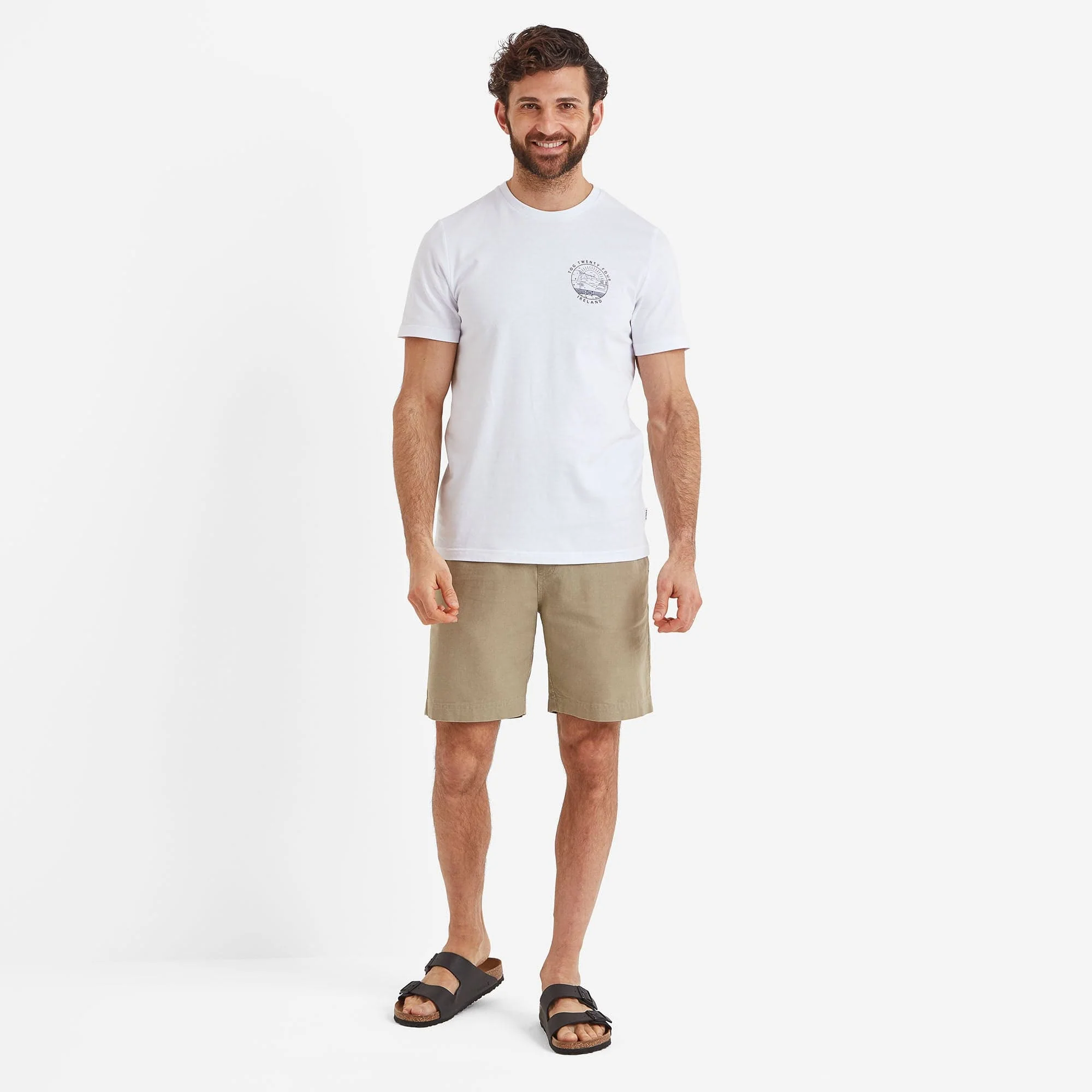 Ireland Mens 100% Cotton T-Shirt - Optic White - Image 3