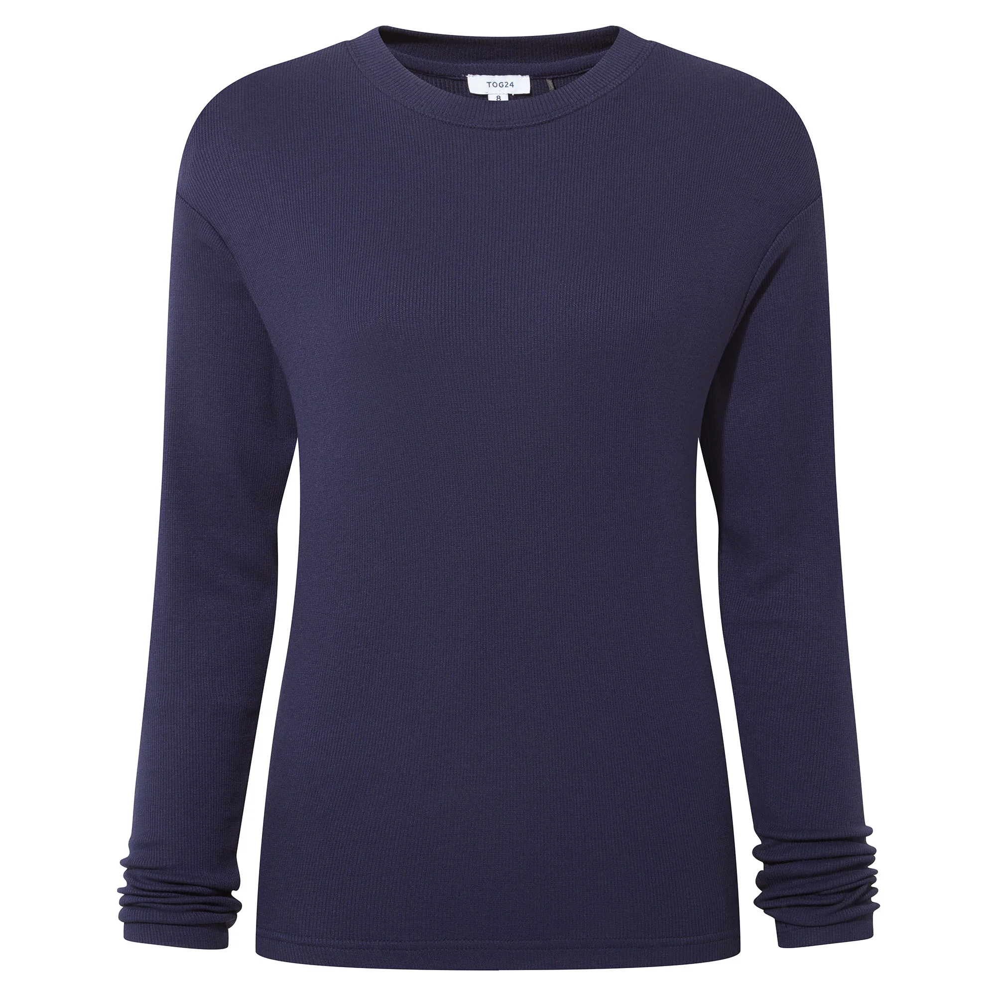 Jemma Womens Long Sleeve Supersoft T-Shirt - Oxford Blue - Image 6