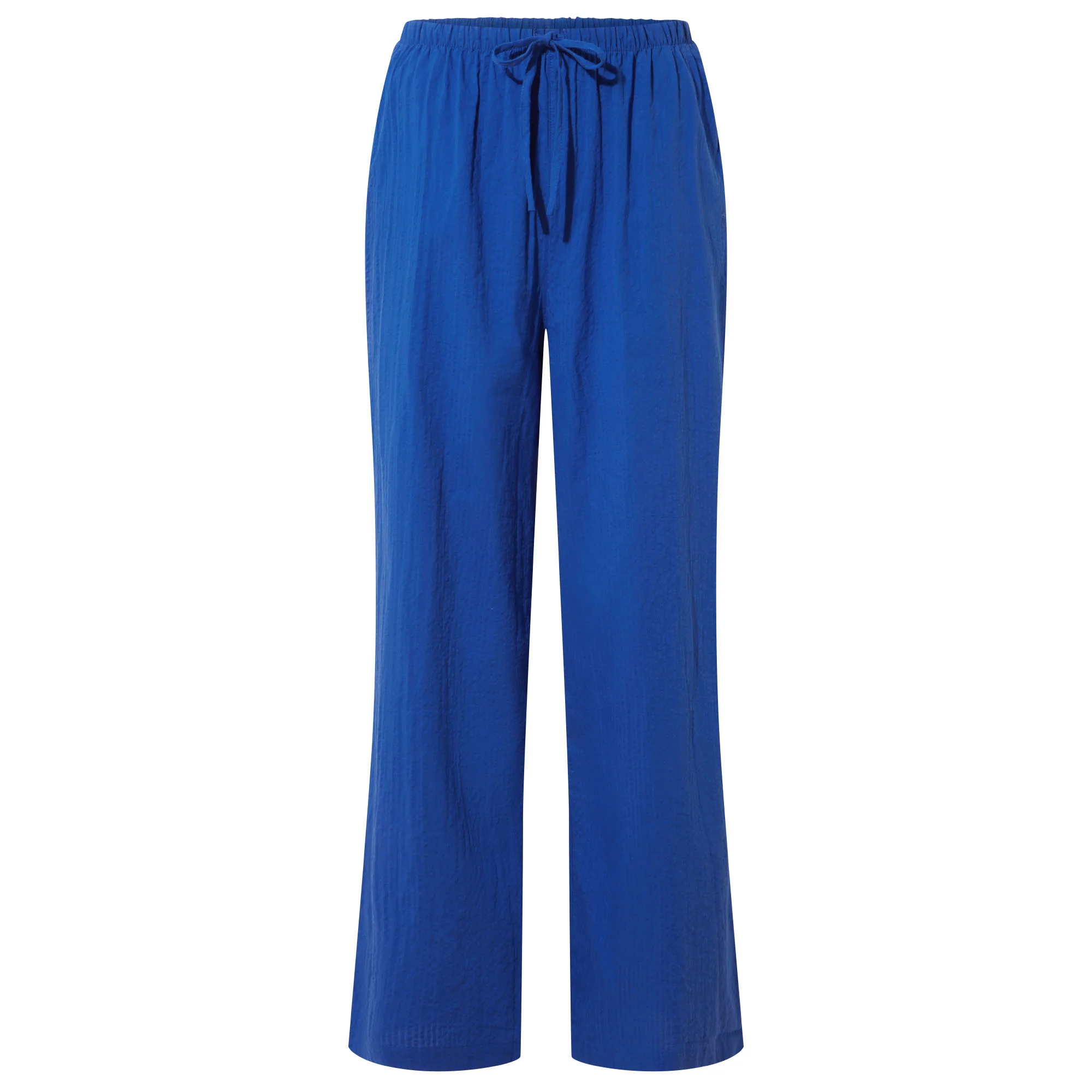 Jennie Womens Wide Leg Trousers - Ultramarine Blue - Image 6