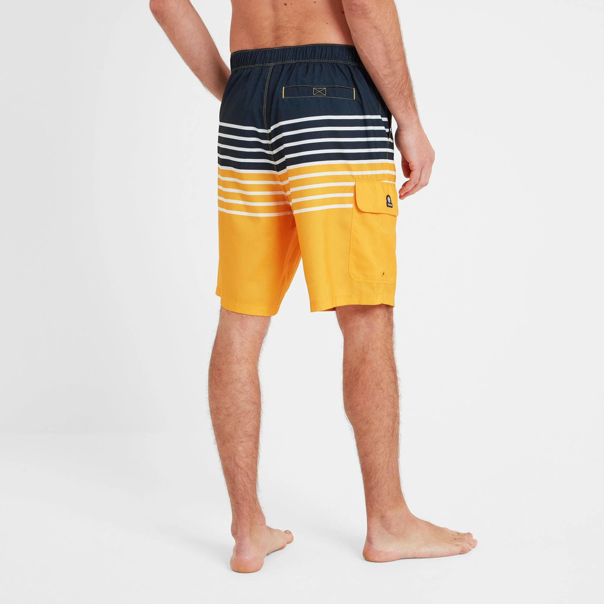 Justin Mens Board Shorts - Bright Yellow - Image 2