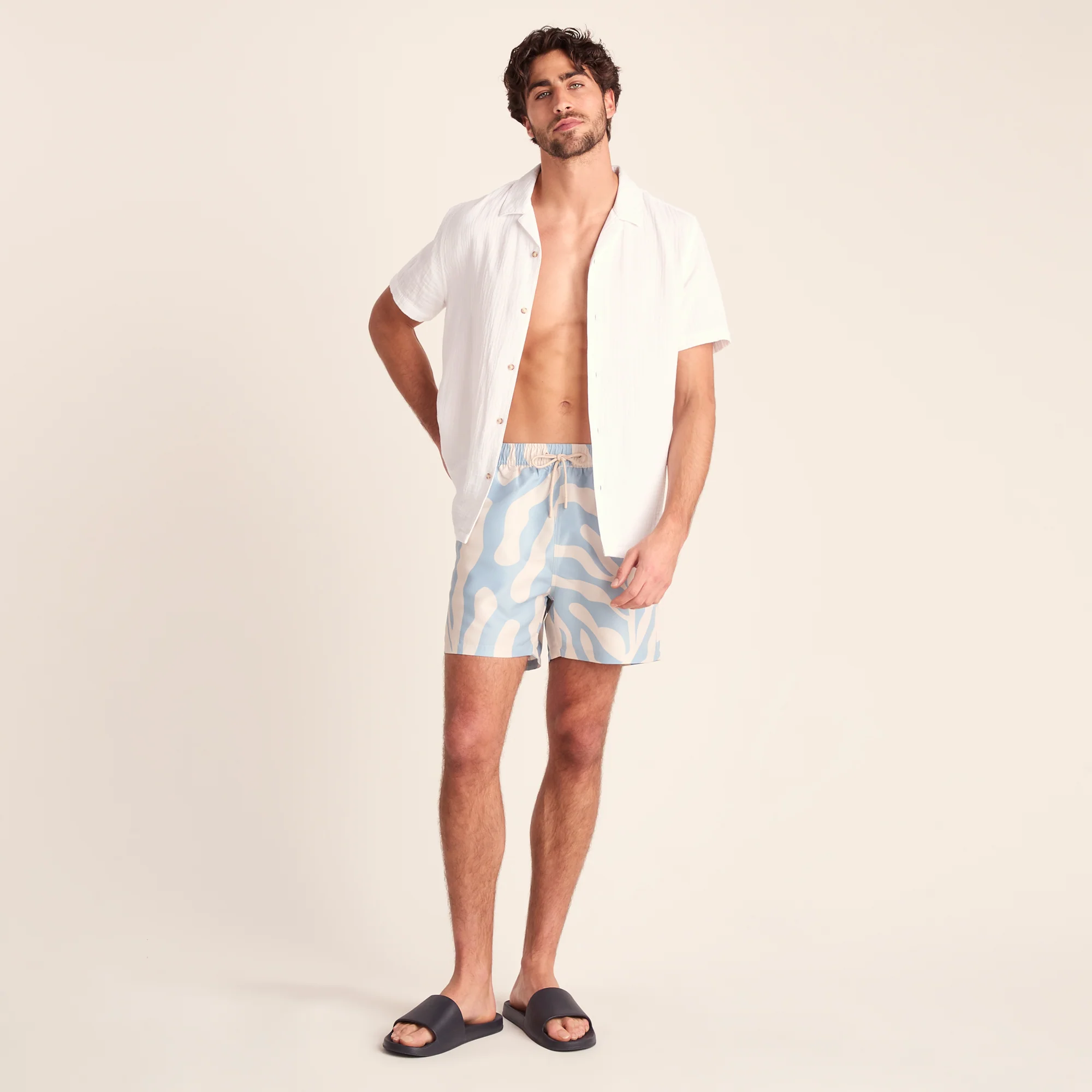 Kai Mens Swimshorts - Summer Sky/Warm Cloud - Image 2
