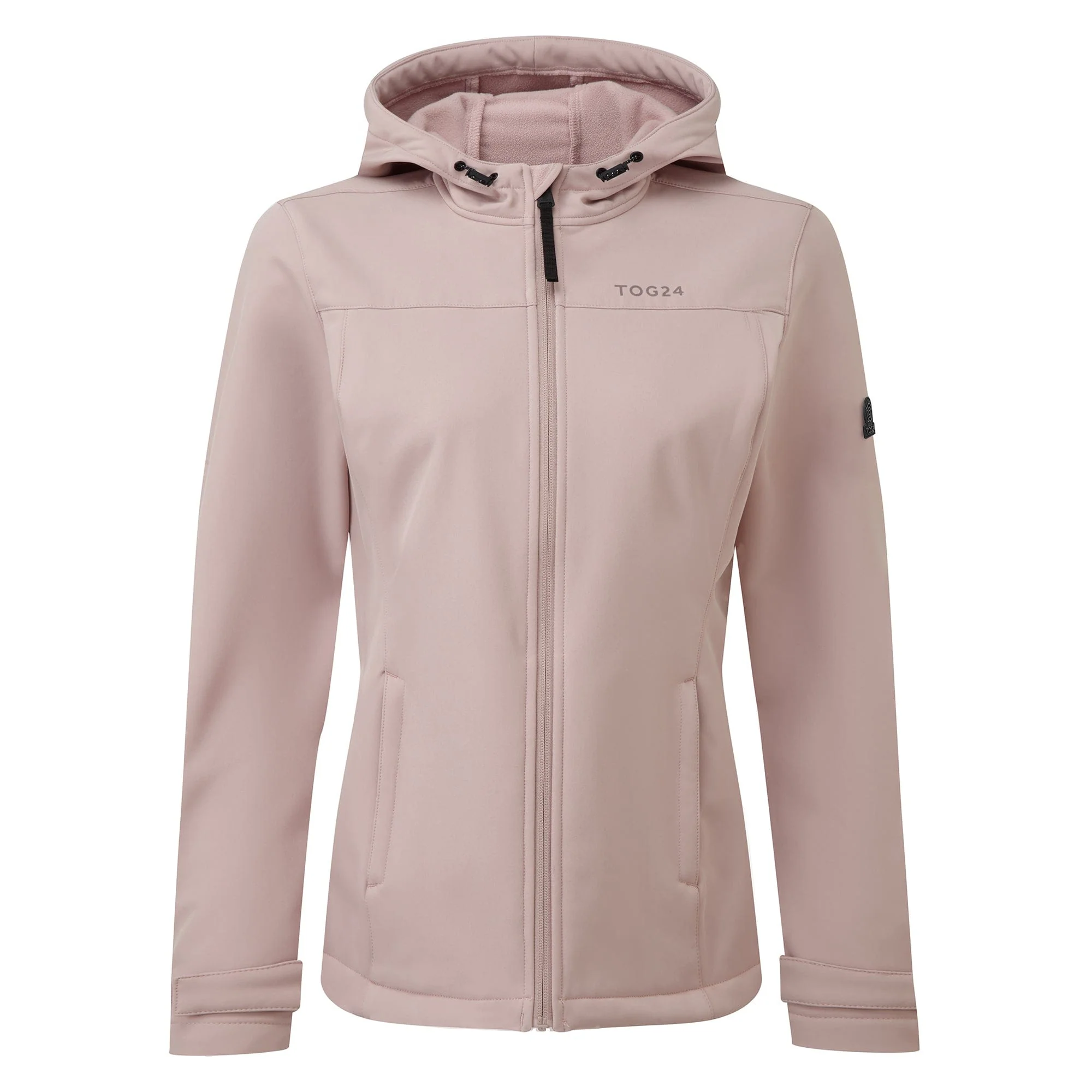 Keld Womens Shower Resistant Hooded Softshell Jacket - Dusky Pink - Image 8