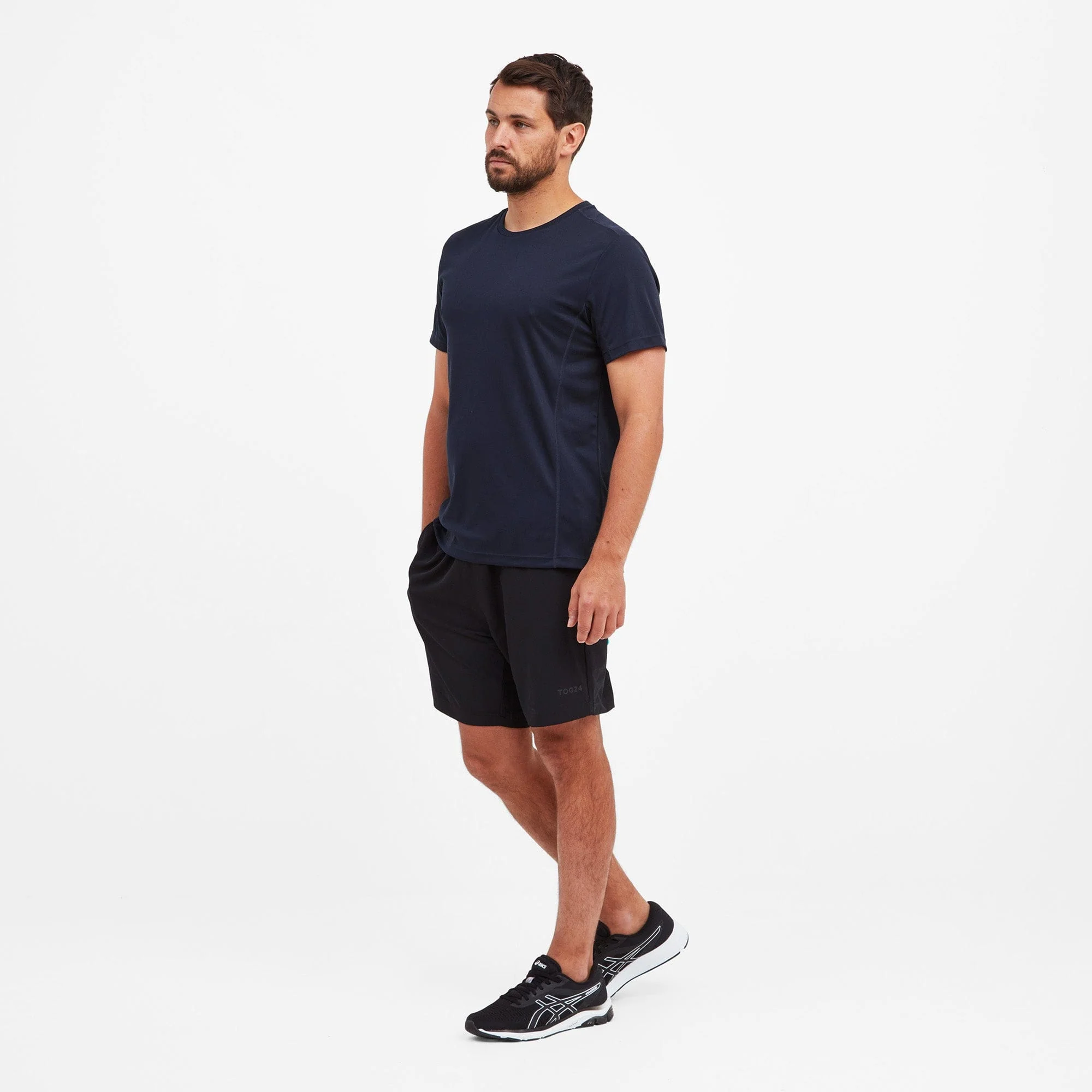Kennedy Mens Tech T-Shirt - Navy - Image 4