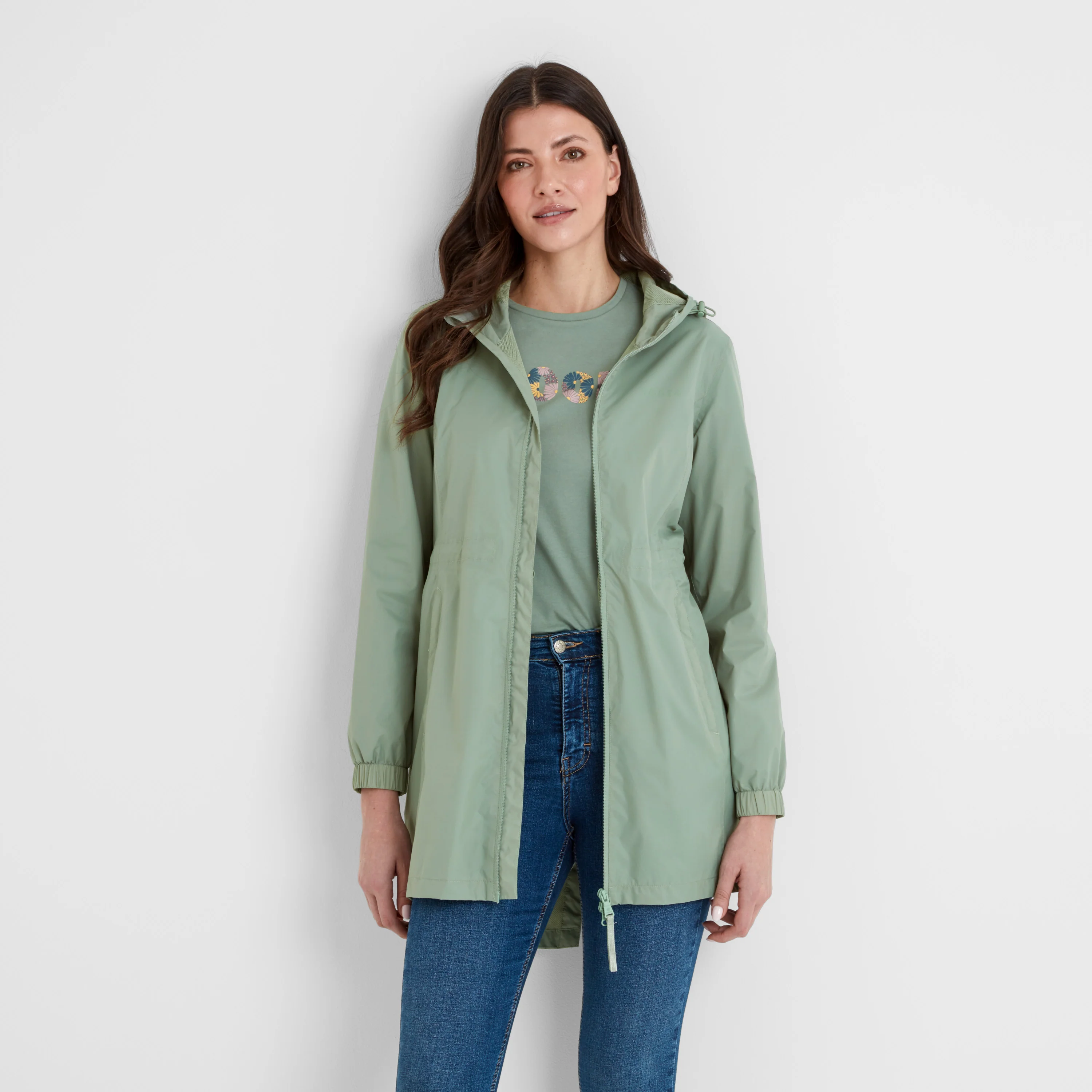Kilnsey Womens Waterproof Jacket - Pistachio - Image 2