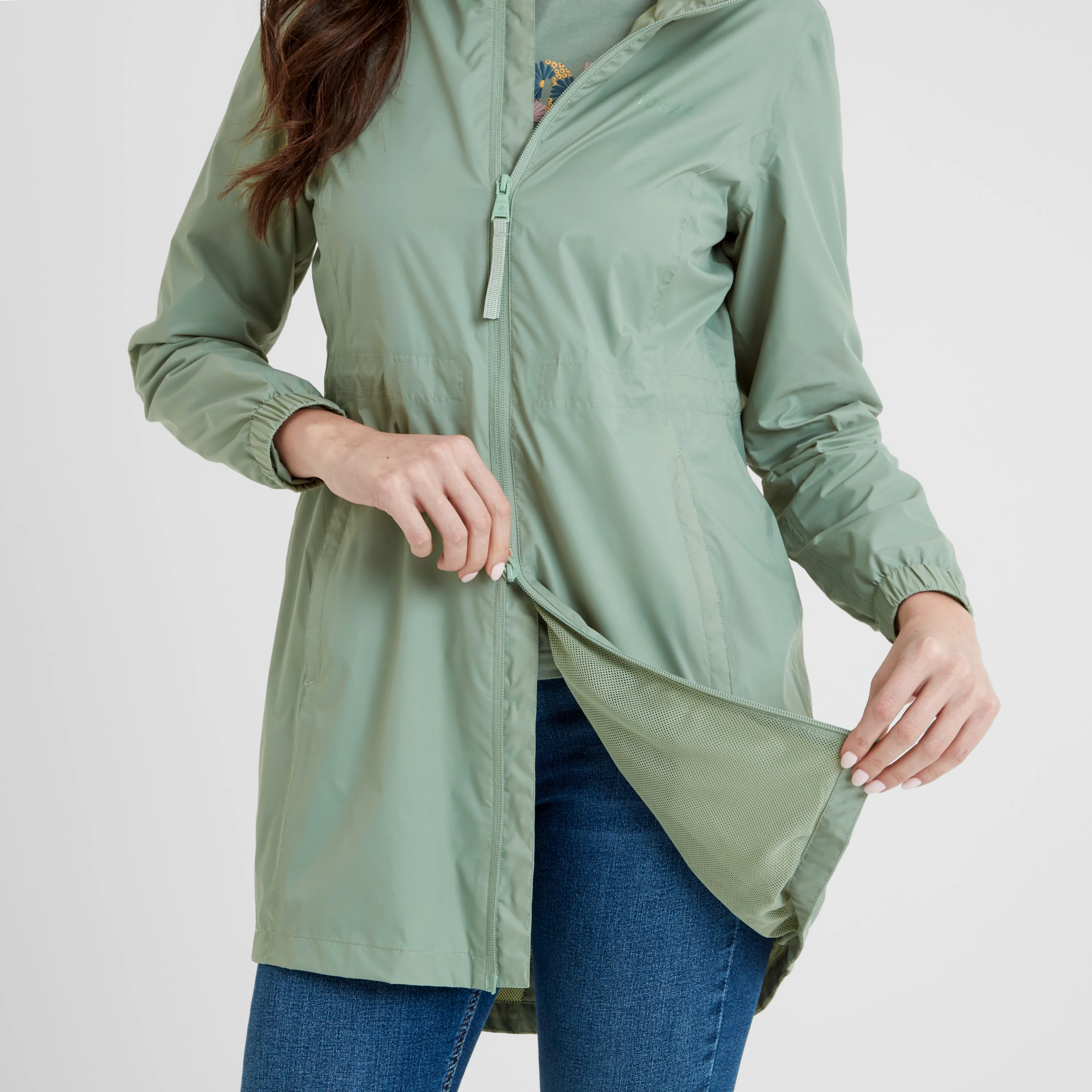 Kilnsey Womens Waterproof Jacket - Pistachio - Image 4