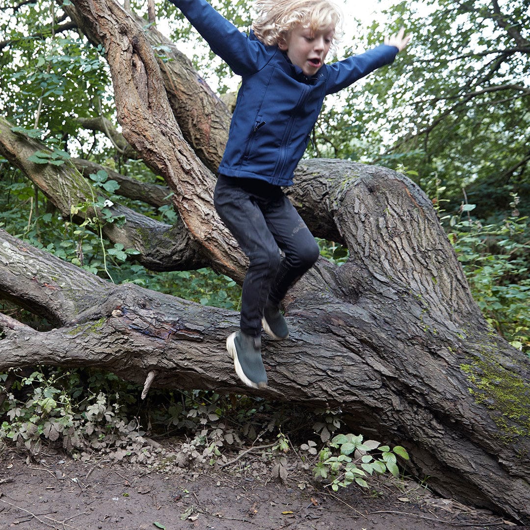 Koroma Kids Softshell Hooded Jacket - Navy - Image 5