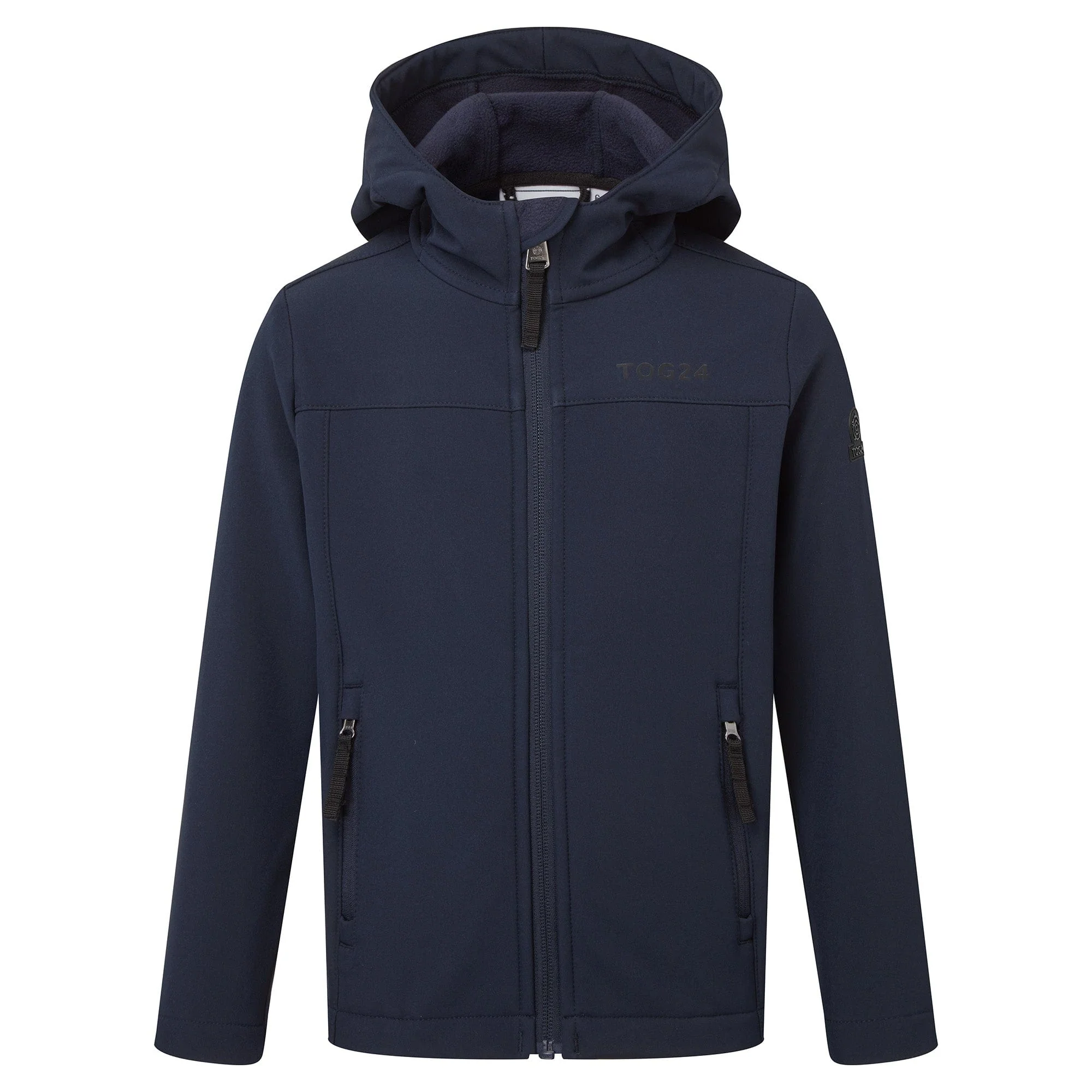 Koroma Kids Softshell Hooded Jacket - Navy - Image 6
