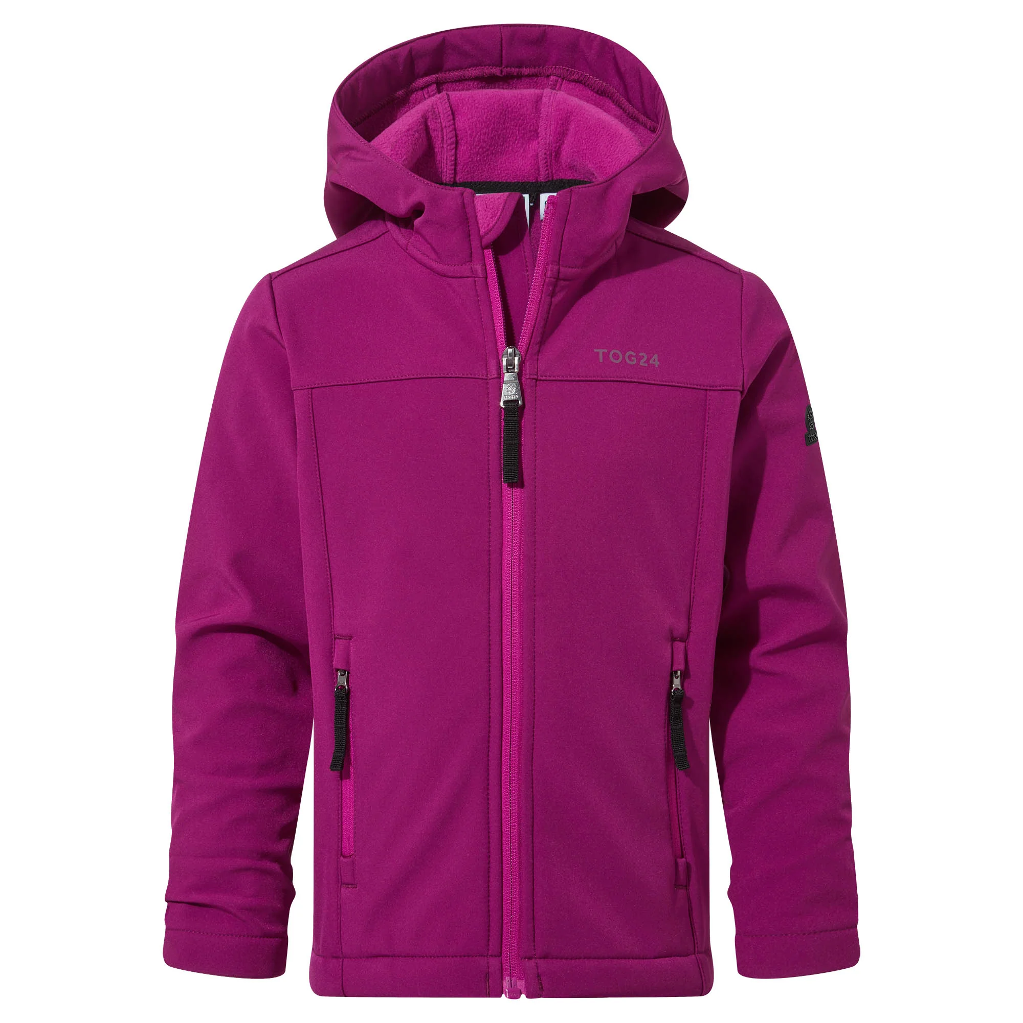 Koroma Kids Softshell Hooded Jacket - Purple Berry - Image 5