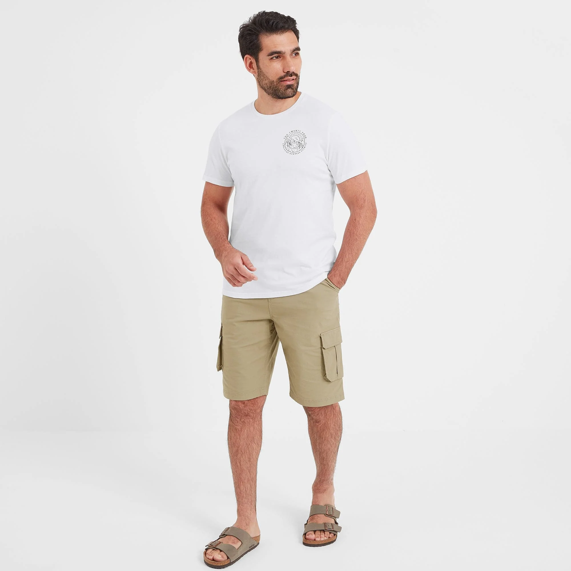 Lakes Mens 100% Cotton Supersoft T-Shirt - White - Image 5